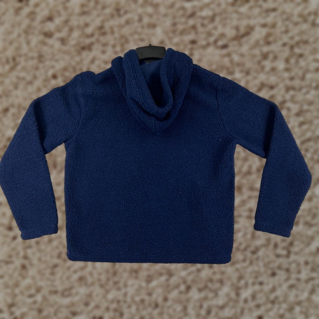 Fila FILA Sweater Women XL Blue 100% Polyester Sherpa Hoodie Pullover Size XL / US 12-14 / IT 48-50 - 1 Thumbnail