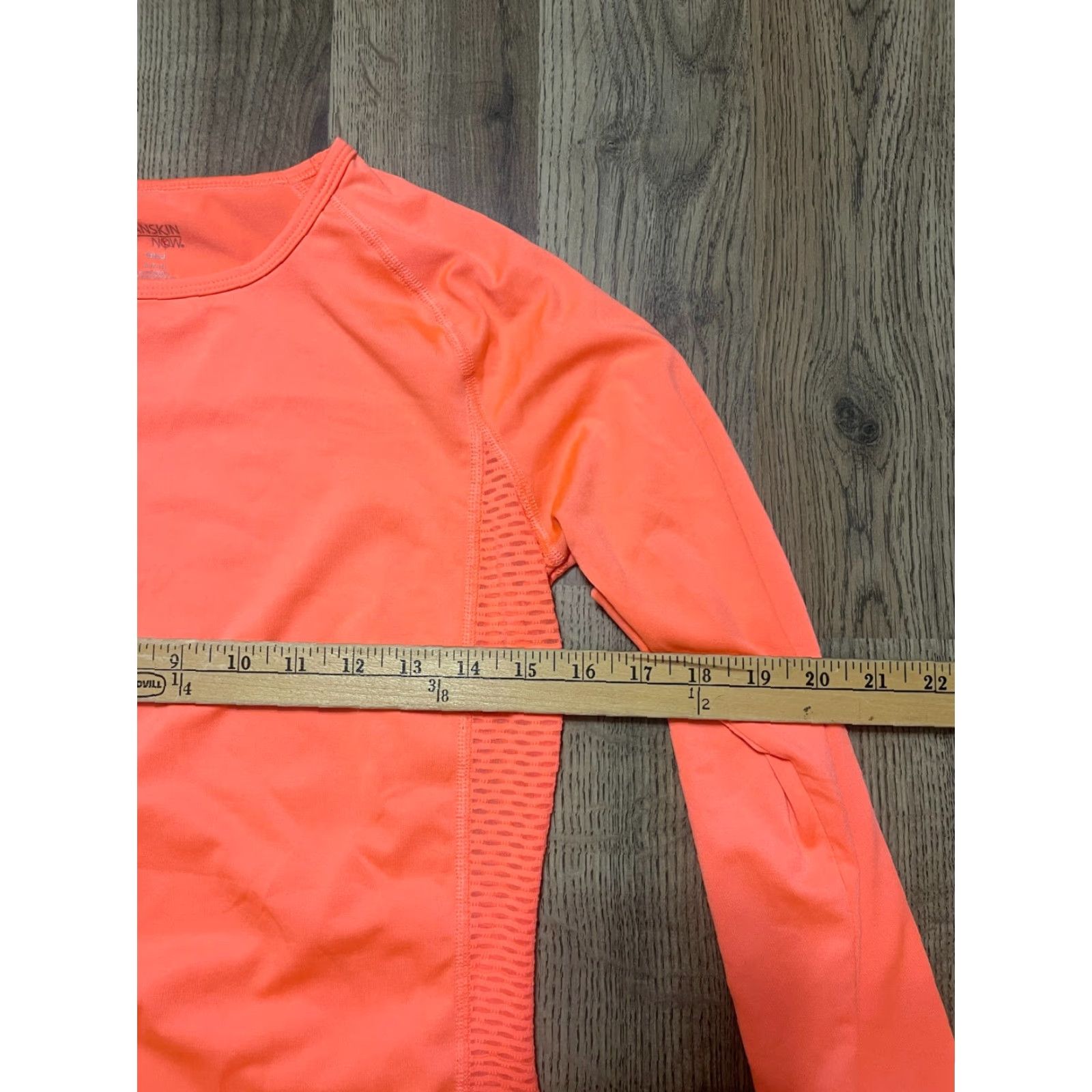 Vintage Danskin Now Shirt Womens Medium Orange Fitted Athletic Wear Long Sleeve Shirt Shirt Size M / US 6-8 / IT 42-44 - 6 Thumbnail