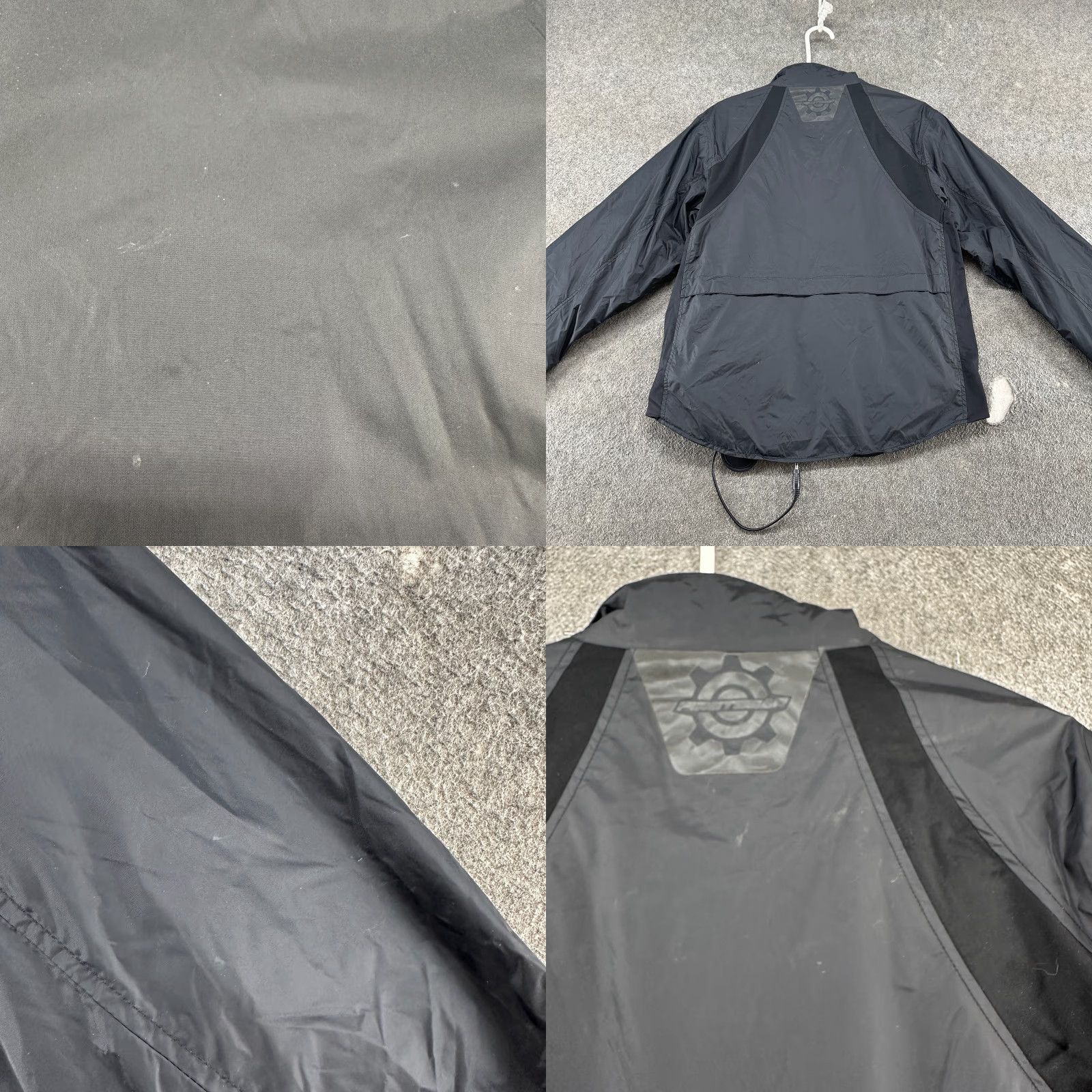 Vintage First Gear Jacket Mens M Black Windbreaker Full Zip Heated Motorcyle UNTESTED Size US M / EU 48-50 / 2 - 10 Thumbnail