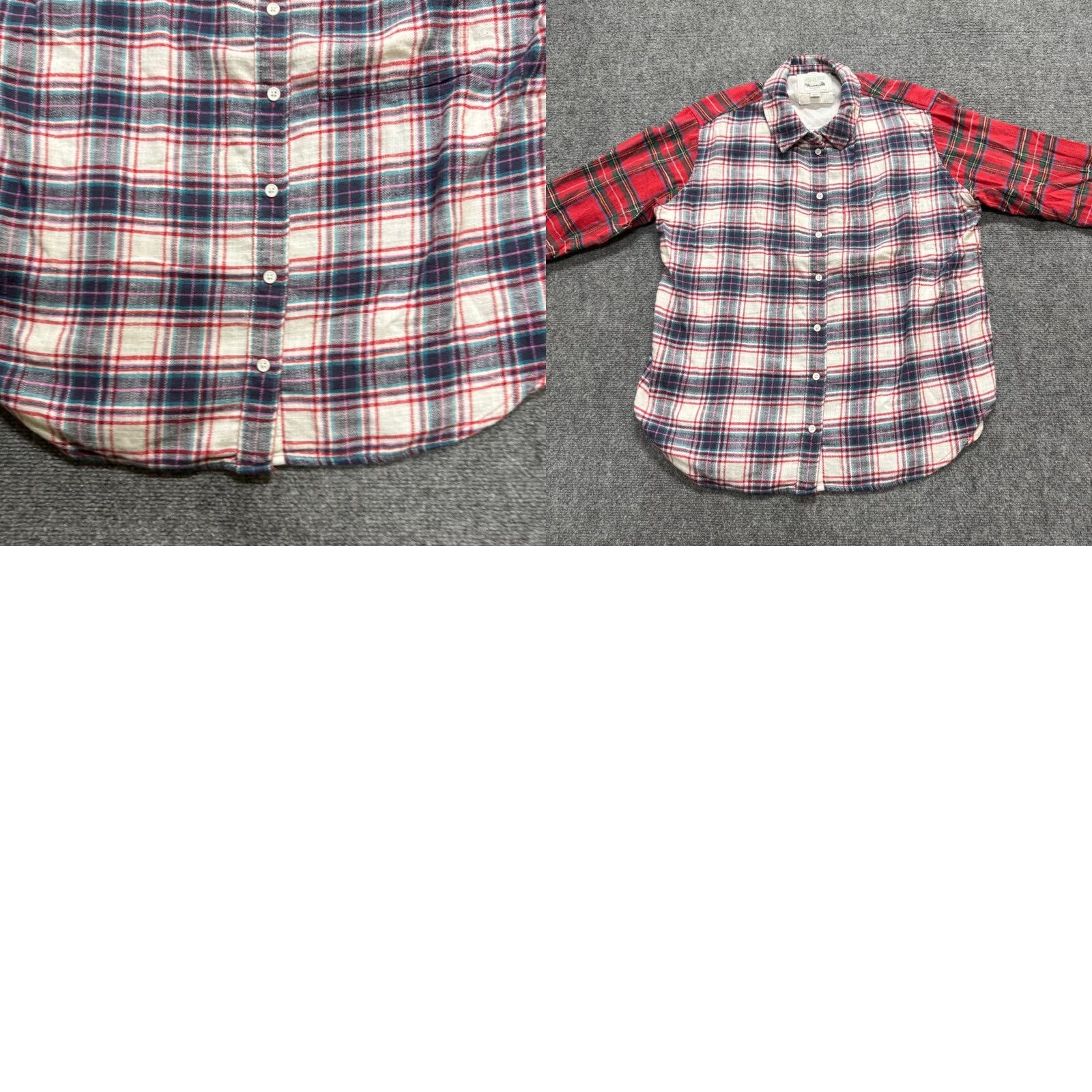 American Eagle Outfitters American Eagle Outfitters Dress Shirt Men M Button Up Plaid Cotton Multicolor Size 40R - 8 Thumbnail