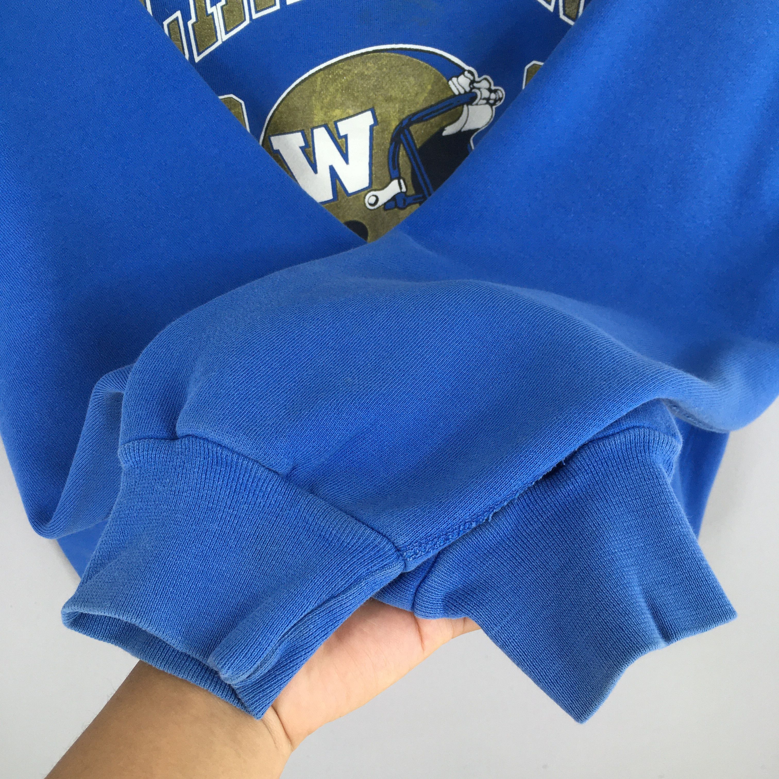NFL Vintage Winnipeg Blue Bombers CFL Sweatshirt Large Size US L / EU 52-54 / 3 - 5 Thumbnail