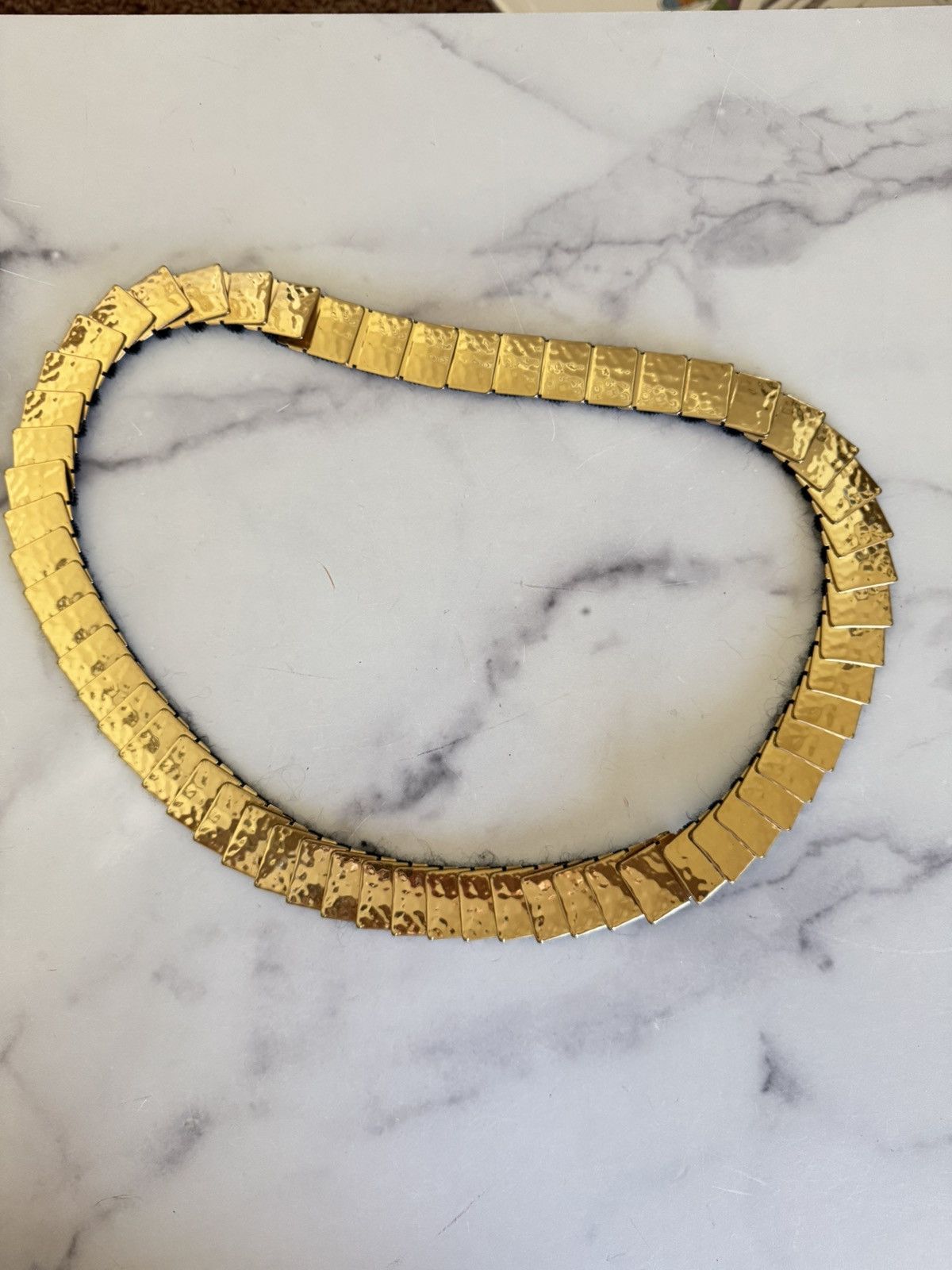 Other Vintage gold metal scale belt adjustable stretchy golden Size ONE SIZE - 1 Thumbnail