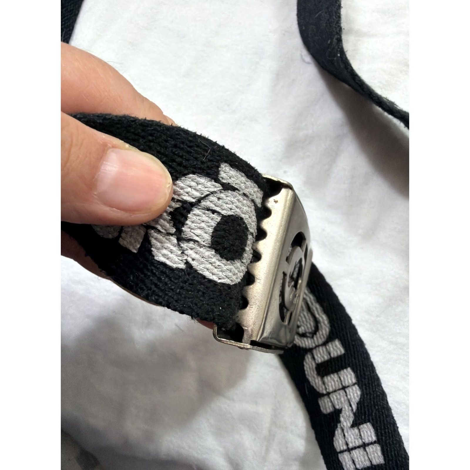 Ecko Unltd. VINTAGE Ecko Unltd Belt Black Seatbelt Style Metal Buckle Men's One Size 45 inches long Size ONE SIZE - 7 Thumbnail