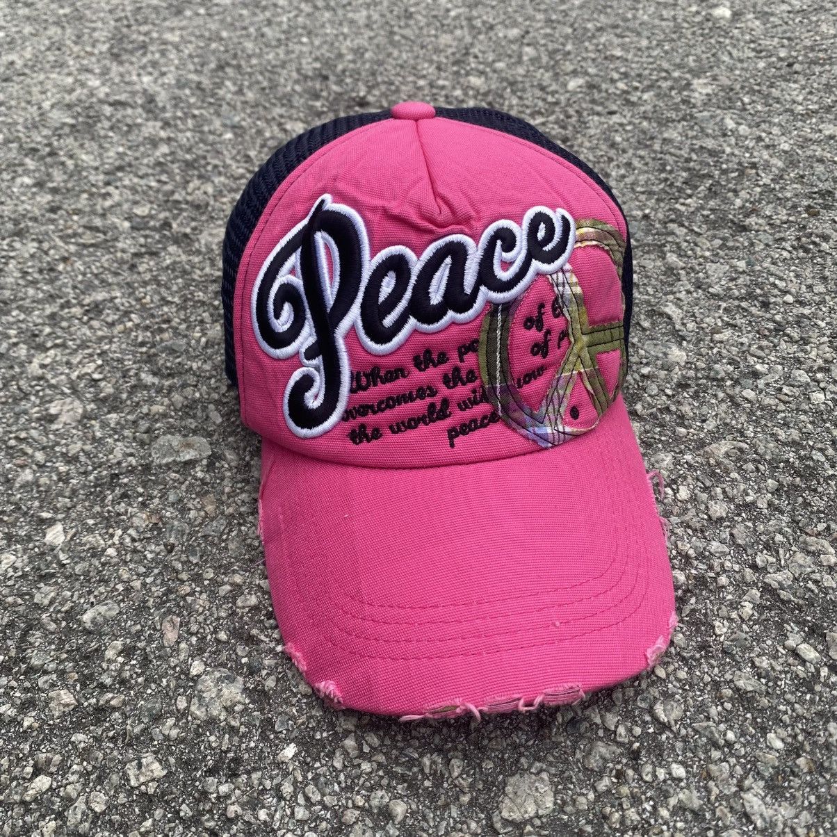 Kapital PEACE PROJECT Funk Pink Psychedelic Mesh Trucker Size ONE SIZE - 2 Thumbnail