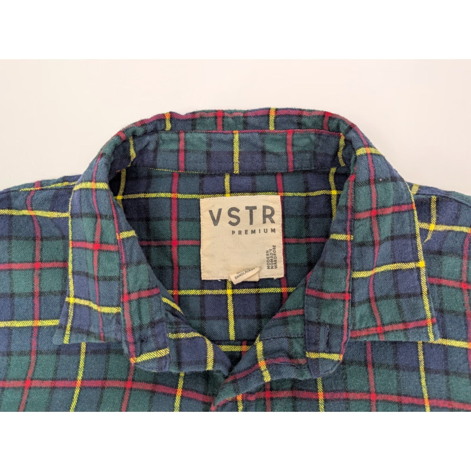 Swatch VSTR Premium Mens Flannel Long Sleeve Button Size Large Green Black Watch Plaid Size US L / EU 52-54 / 3 - 7 Thumbnail