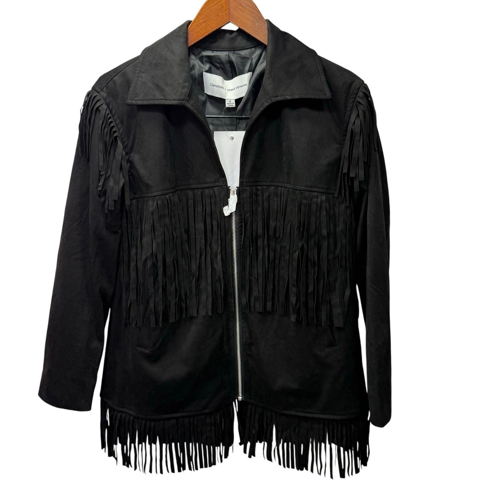 Other Debbie Denmon X Curation Fringe Jacket sz S NEW #G734 Size S / US 4 / IT 40 - 5 Thumbnail