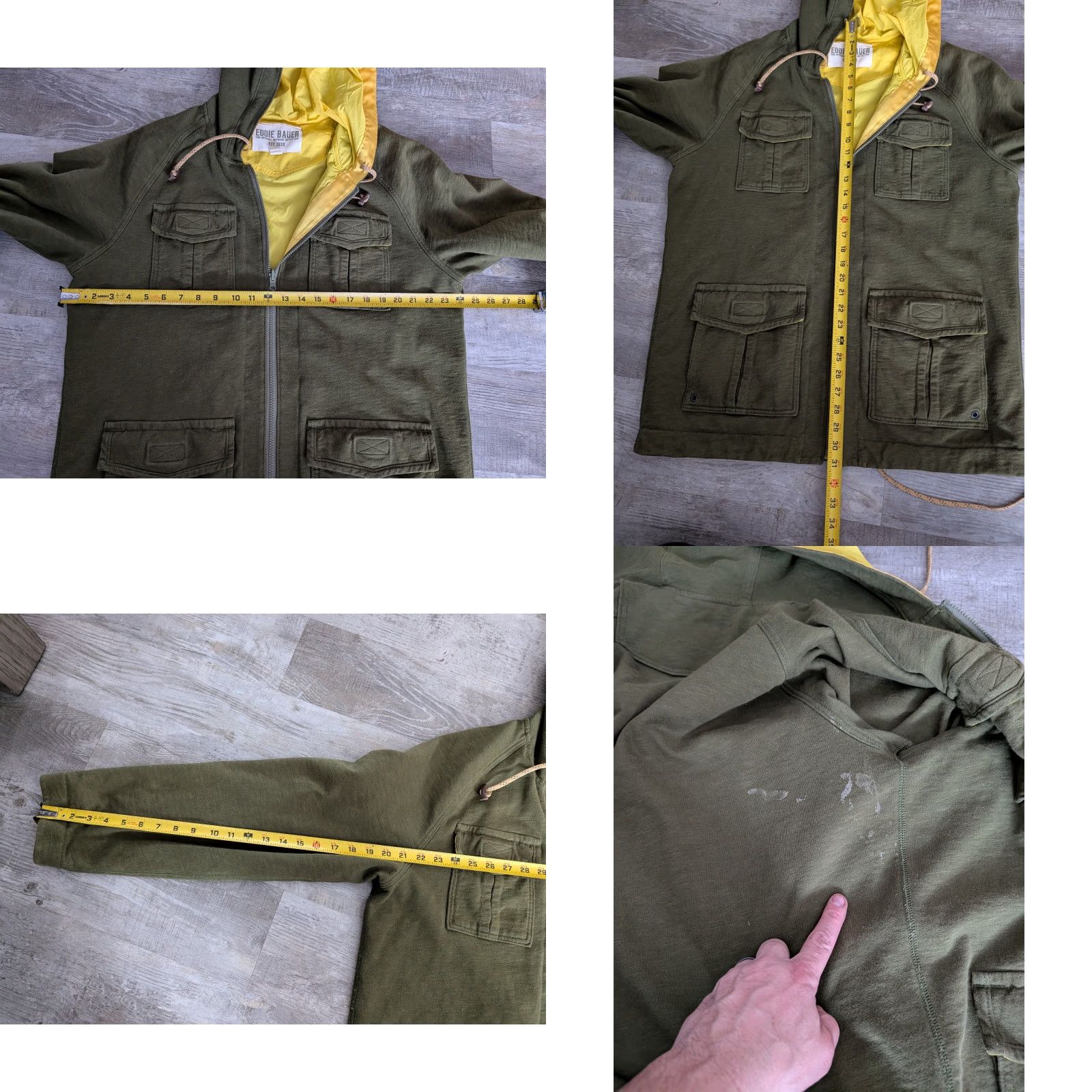 Eddie Bauer VINTAGE Eddie Bauer Jacket Mens Large Green Y2K Army Barn Boho Chore Grunge Reversible Size US L / EU 52-54 / 3 - 8 Thumbnail