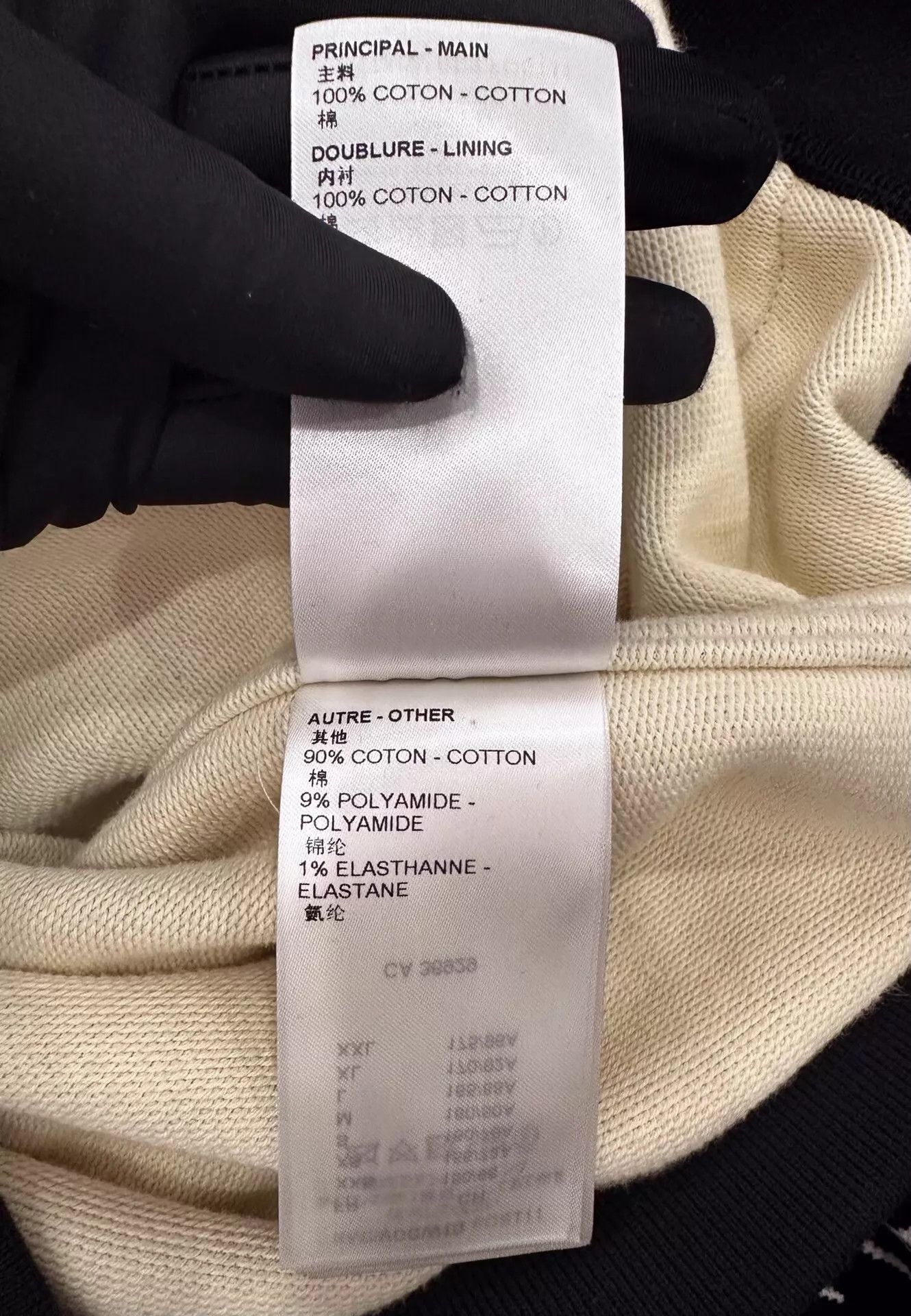 Louis Vuitton LV White Monogram All Over Black Hoodie Women S 99 New Size US S / EU 44-46 / 1 - 7 Thumbnail