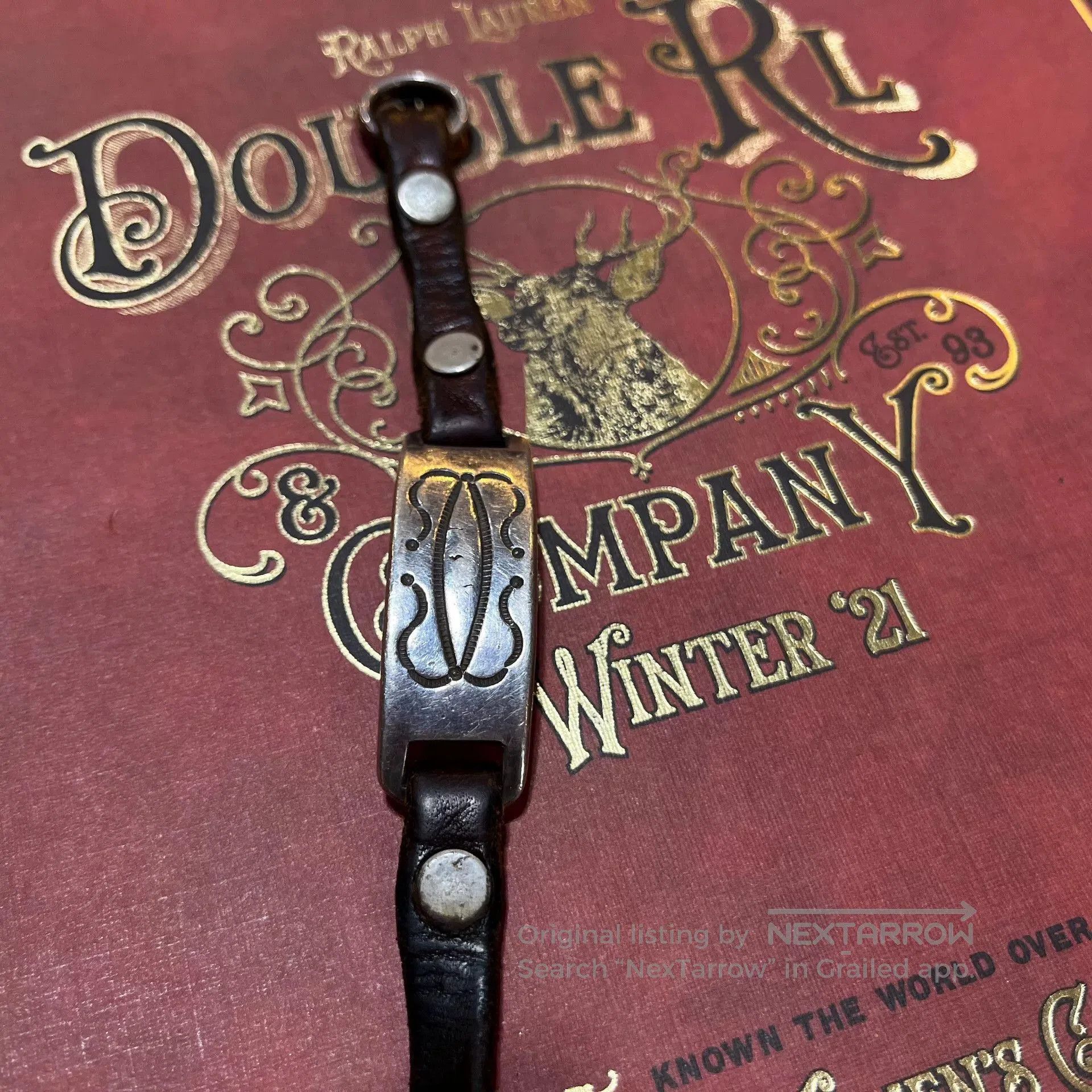 RRL Ralph Lauren double rl ralph lauren designer bracelet. Size ONE SIZE - 2 Thumbnail