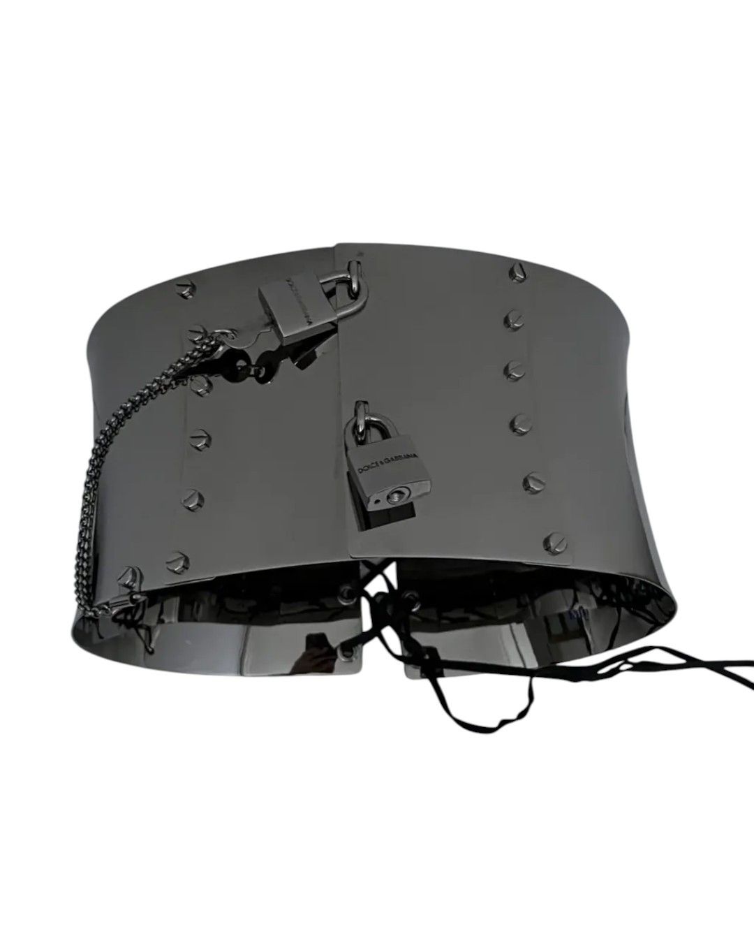 Dolce & Gabbana RARE S/S 2007 RUNWAY METAL CORSET BELT Size ONE SIZE - 13 Thumbnail