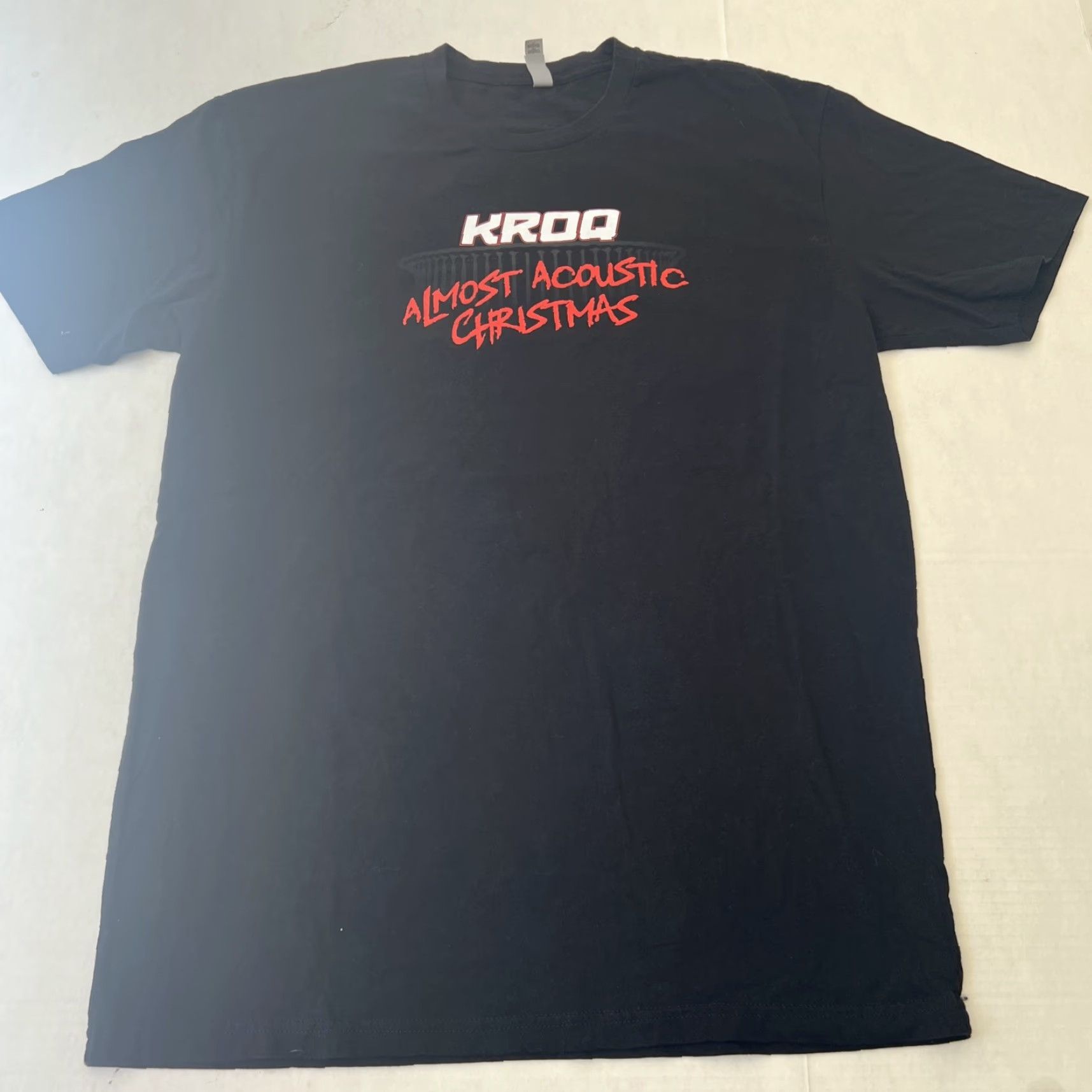 Next Level VINTAGE 2024 KROQ Almost Acoustic Christmas Logo Smashing Pumpkins Beck Shirt Large New Size US L / EU 52-54 / 3 - 2 Thumbnail