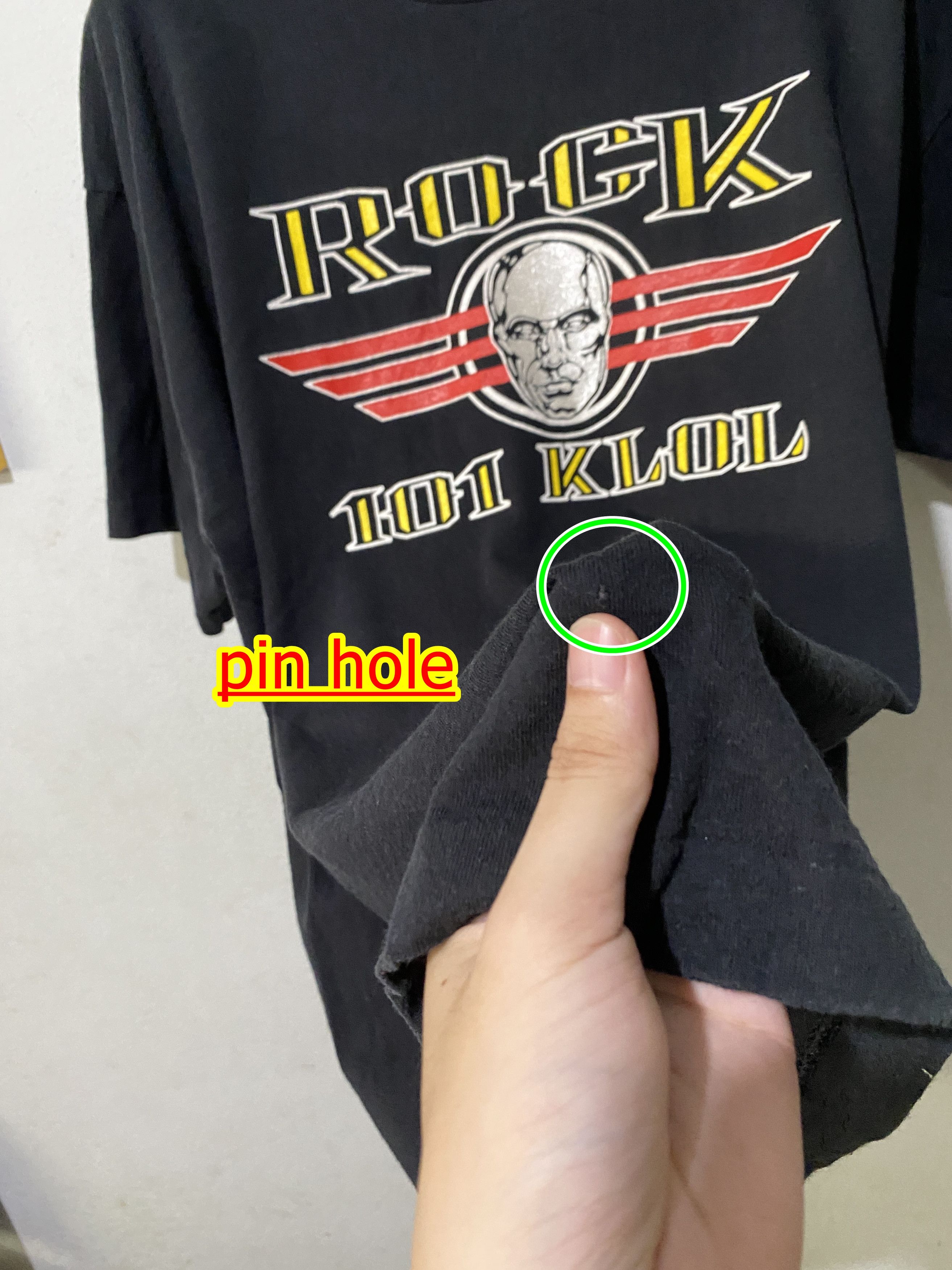 Band Tees × Vintage Vintage 90s KLOL Rock 101 Shirt Size US XL / EU 56 / 4 - 7 Thumbnail