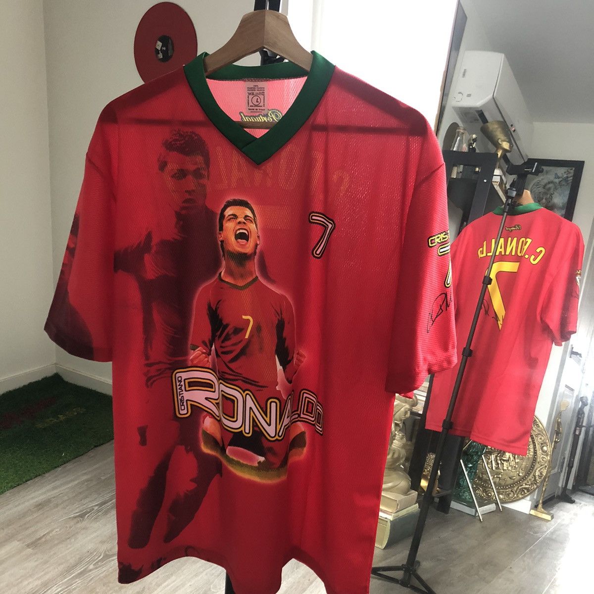 Cristiano Ronaldo Portugal kalciomania fan jersey