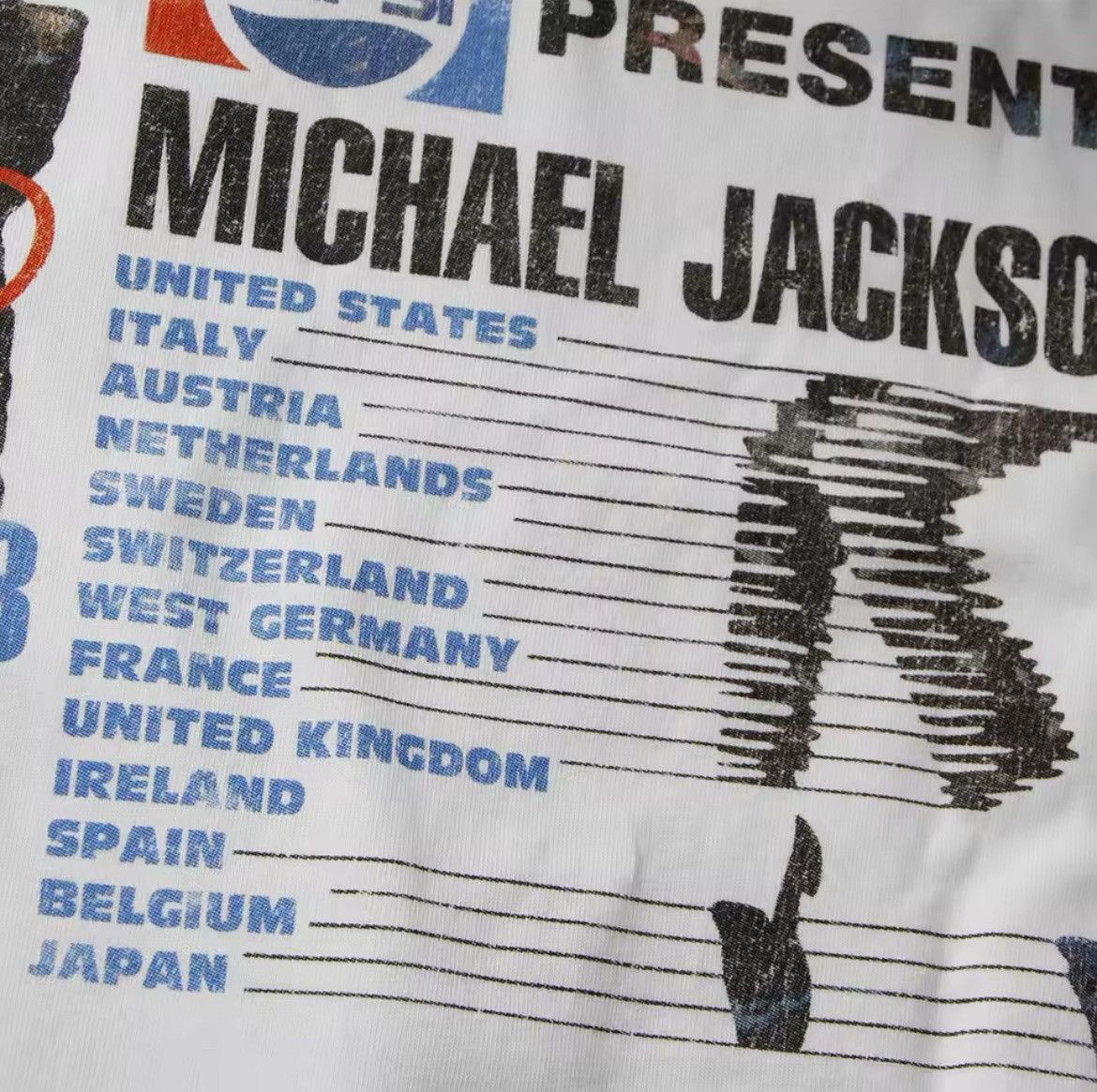 Japanese Brand × Vintage Vintage M.Jackson Graphics Printed Casual T Shirt Size US M / EU 48-50 / 2 - 5 Thumbnail