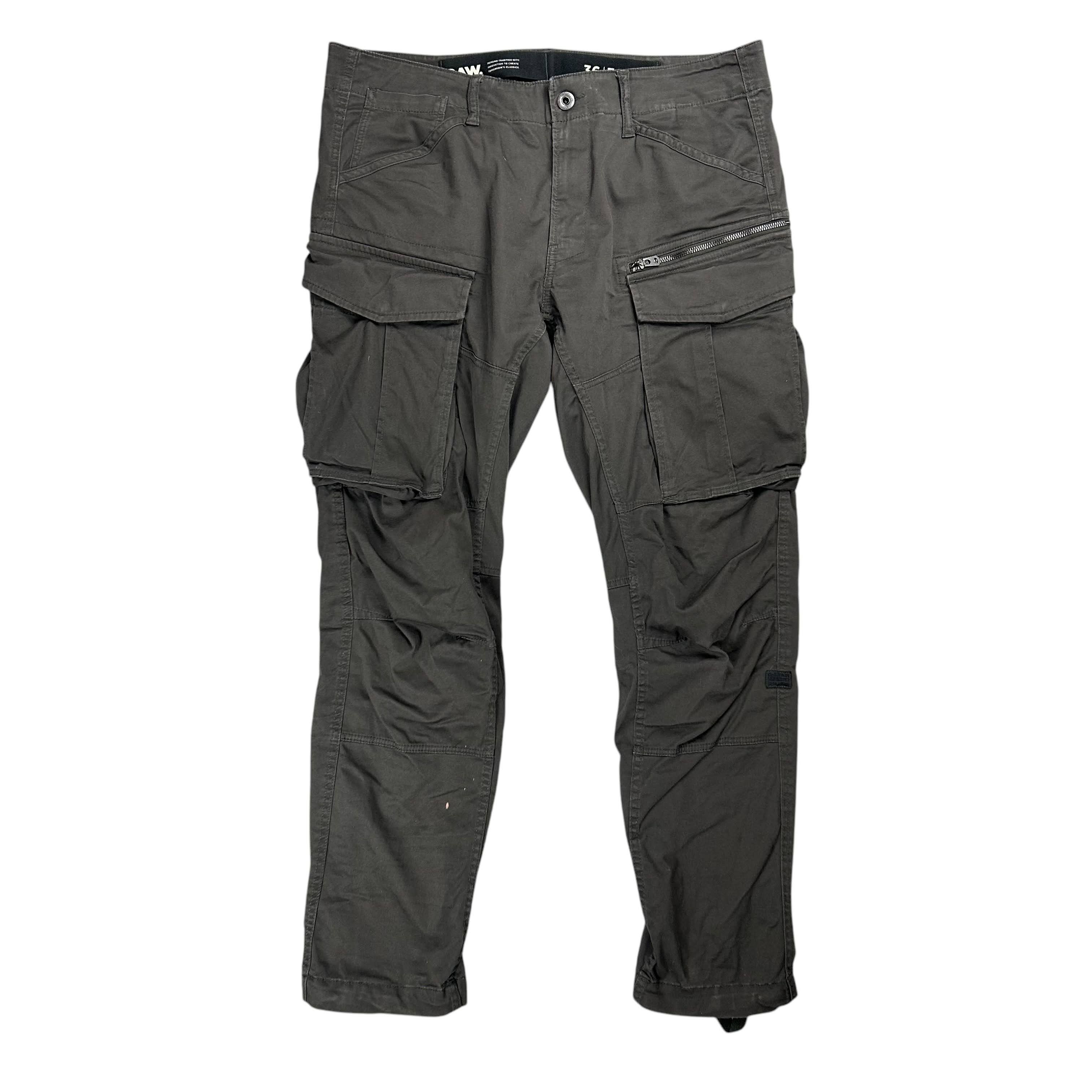 G-Star G-star Raw Gray Cargo Pants Rovic Men's W36L32 Size US 36 / EU 52 - 1 Thumbnail