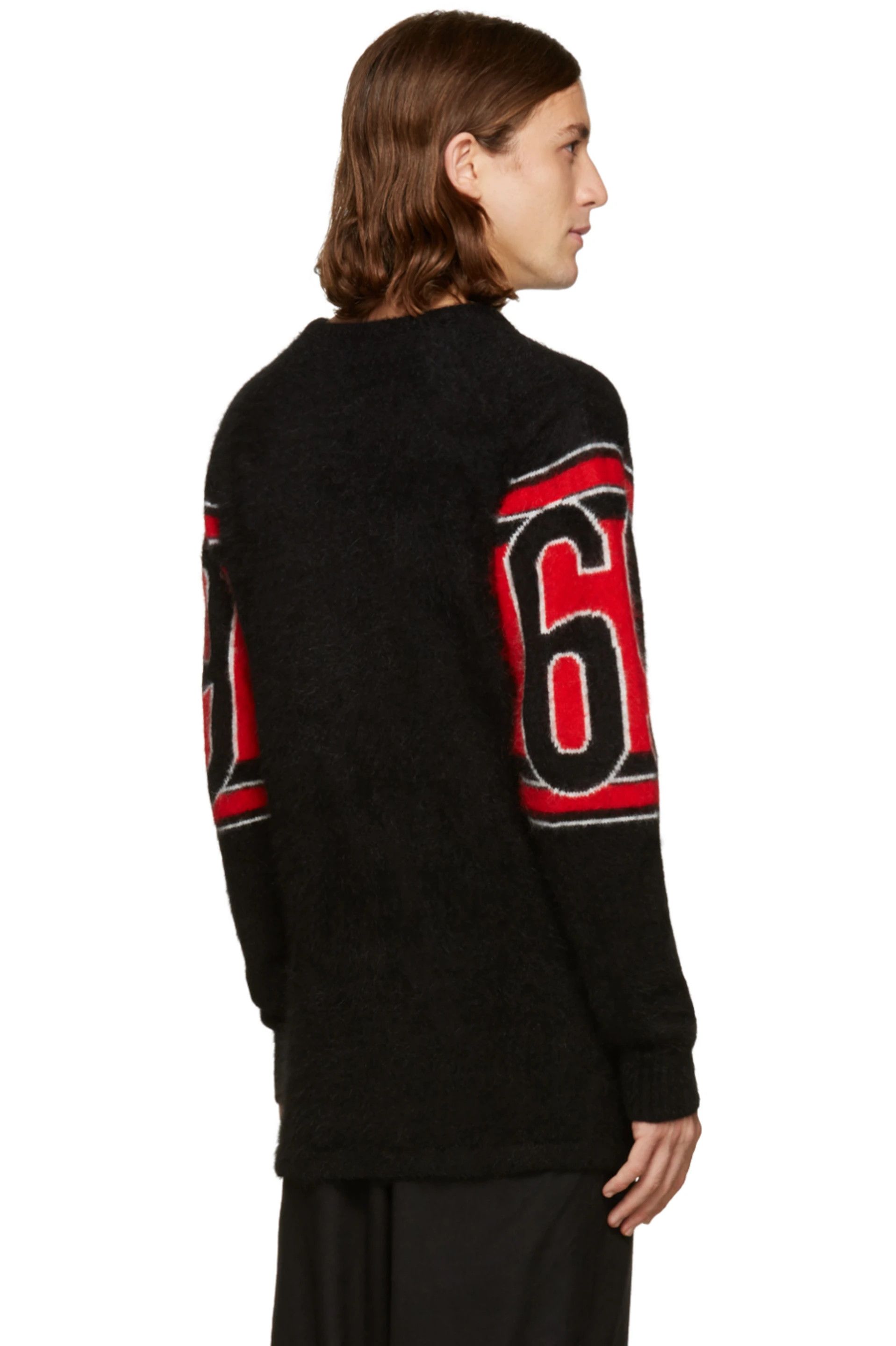 Hood By Air FW16 Runway "69" black red sweater Size US XS / EU 42 / 0 - 4 Thumbnail