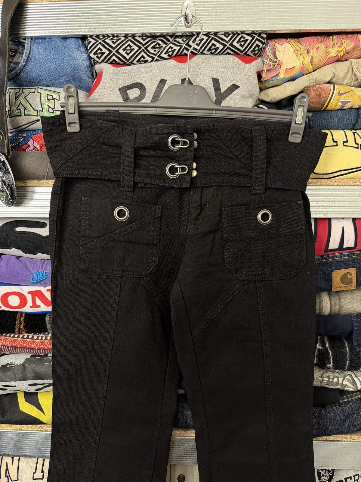 Diesel Vintage Diesel Super Flared Belt Denim Tornado Mart Size US 27 - 3 Thumbnail