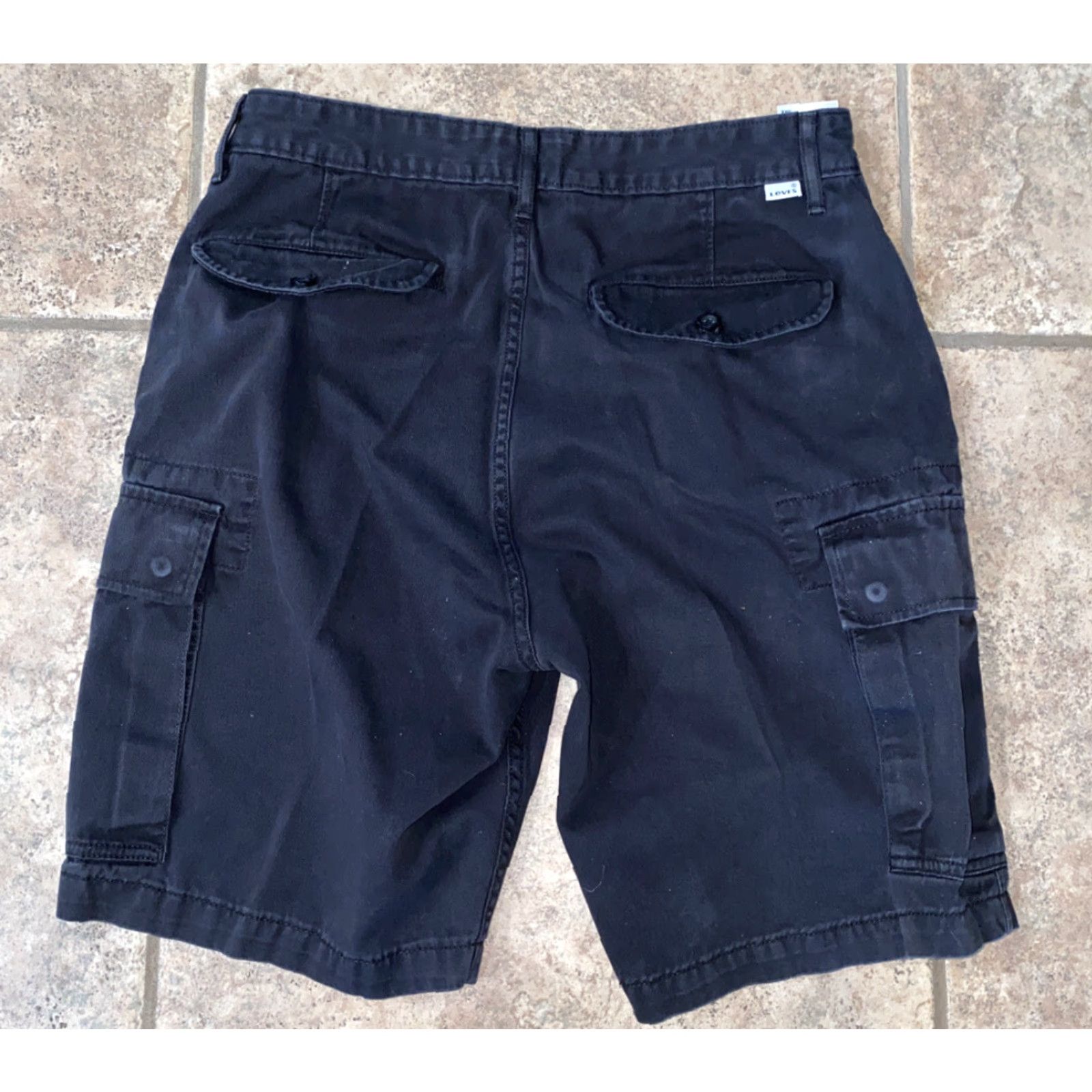 Levi's Levi’s Cargo Shorts Black Size 32 Mens Regular Zip Fly Cotton Flat Front (Casual) Men Size US 32 / EU 48 - 4 Thumbnail