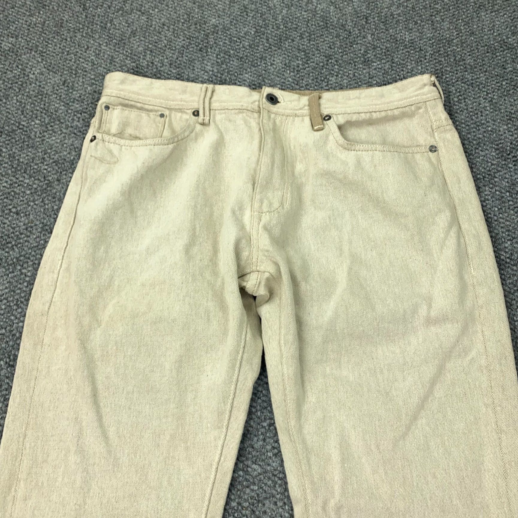 Sean John Sean John Jeans Mens 38 Beige 5-Pocket Denim Straight Hip Hop Streetwear Skater Grunge Size US 38 / EU 54 - 2 Thumbnail