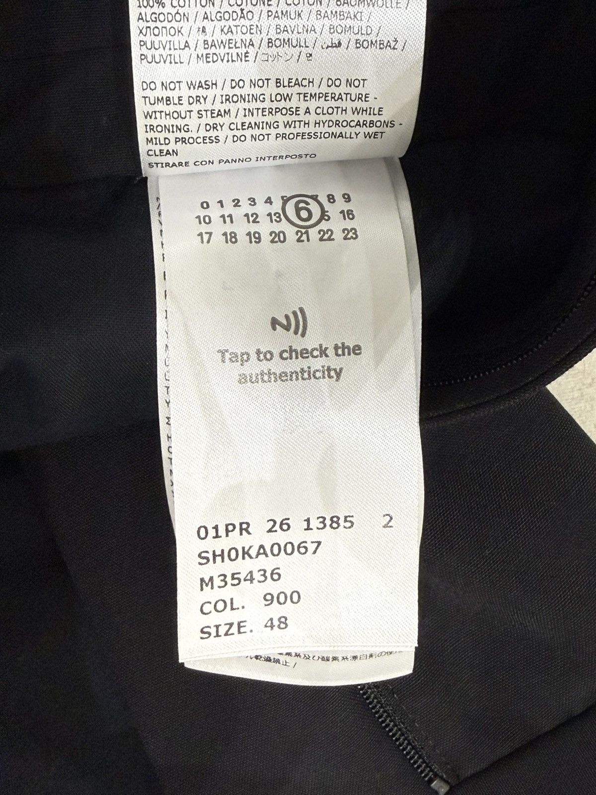 MM6 MM6 Stapled wool wide leg Trouser Size US 31 - 13 Thumbnail