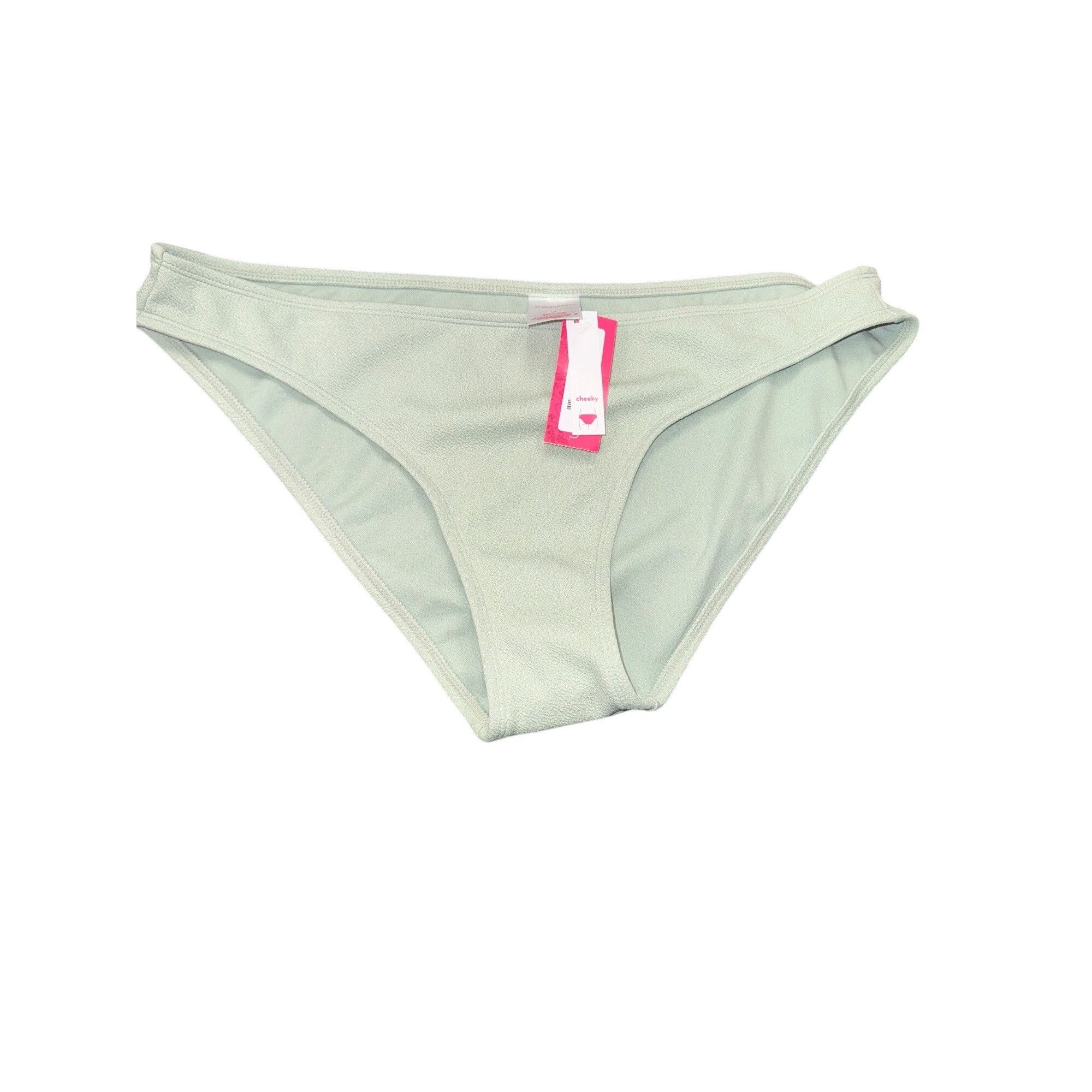 Other Xhilaration Womens Cheeky Bikini Bottoms XL Light Green Swim Size ONE SIZE - 1 Thumbnail
