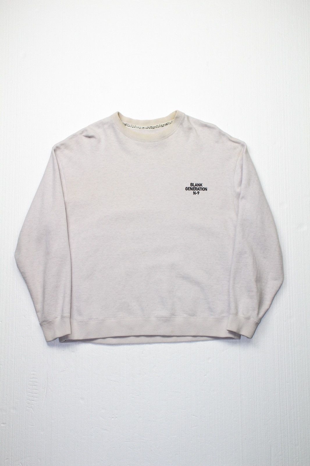 Pre-owned Number N Ine Blank Generation Sweatshirt In Brown