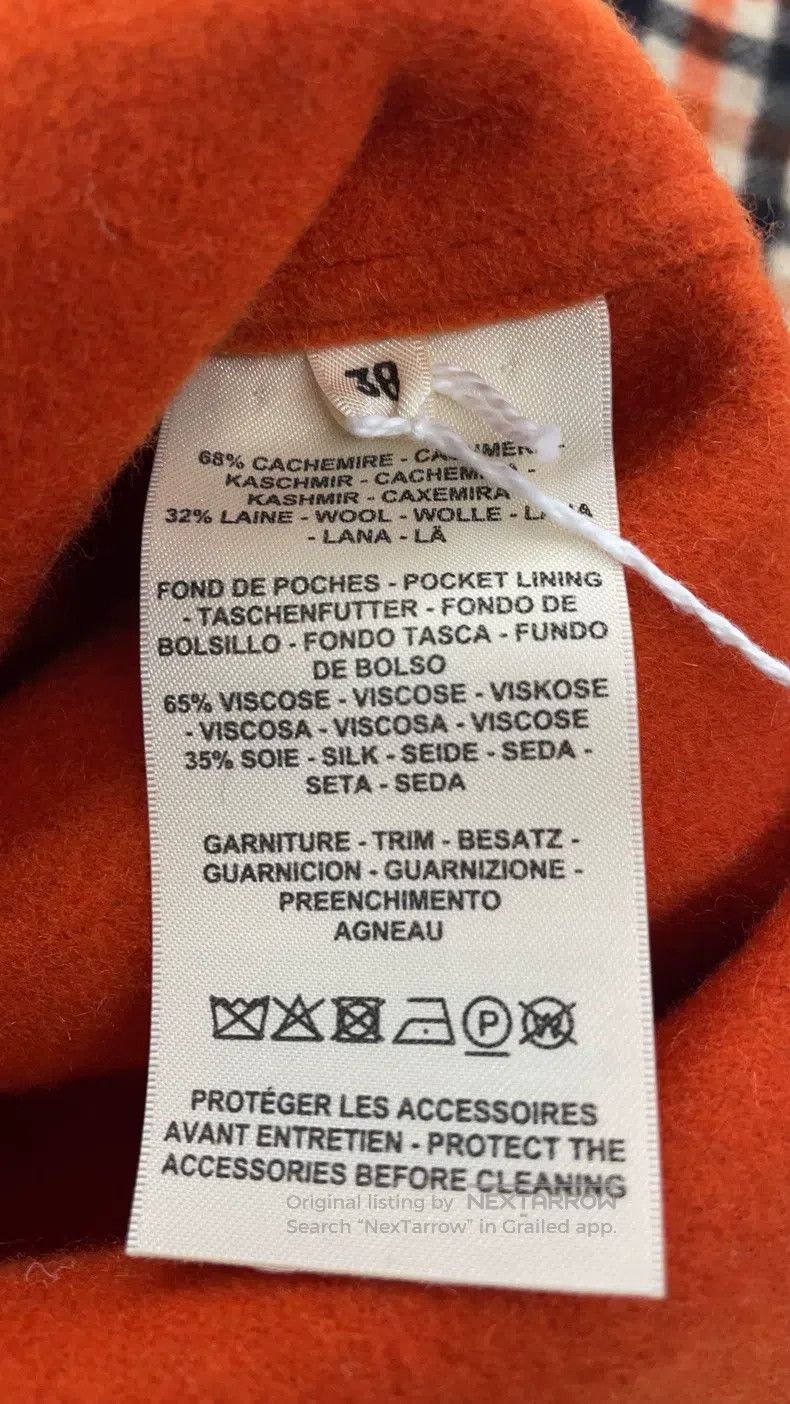 Hermes Hermes Multicolor Plaid Cashmere Coat Size XS / US 0-2 / IT 36-38 - 4 Thumbnail