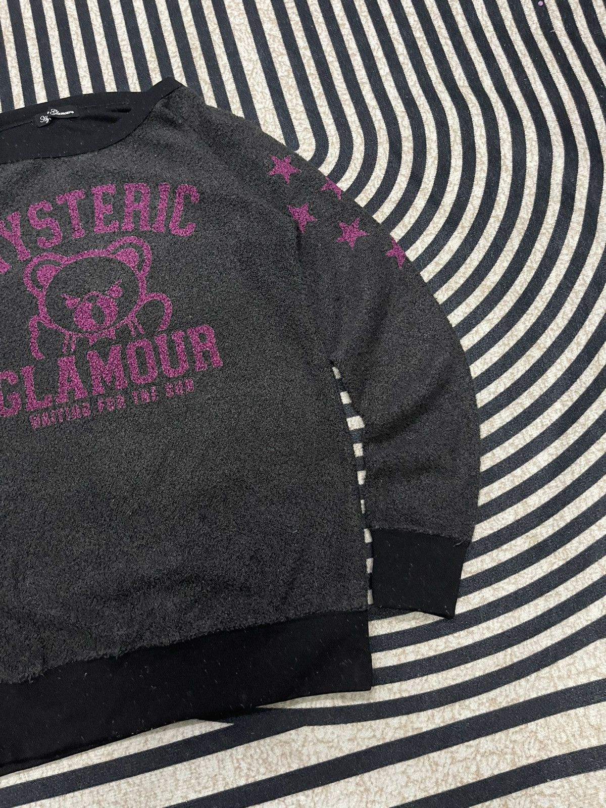 Hysteric Glamour 90s HYSTERIC GLAMOUR BIG LOGO ANGRY BEAR FLEECE CREWNECK Size M / US 6-8 / IT 42-44 - 4 Thumbnail