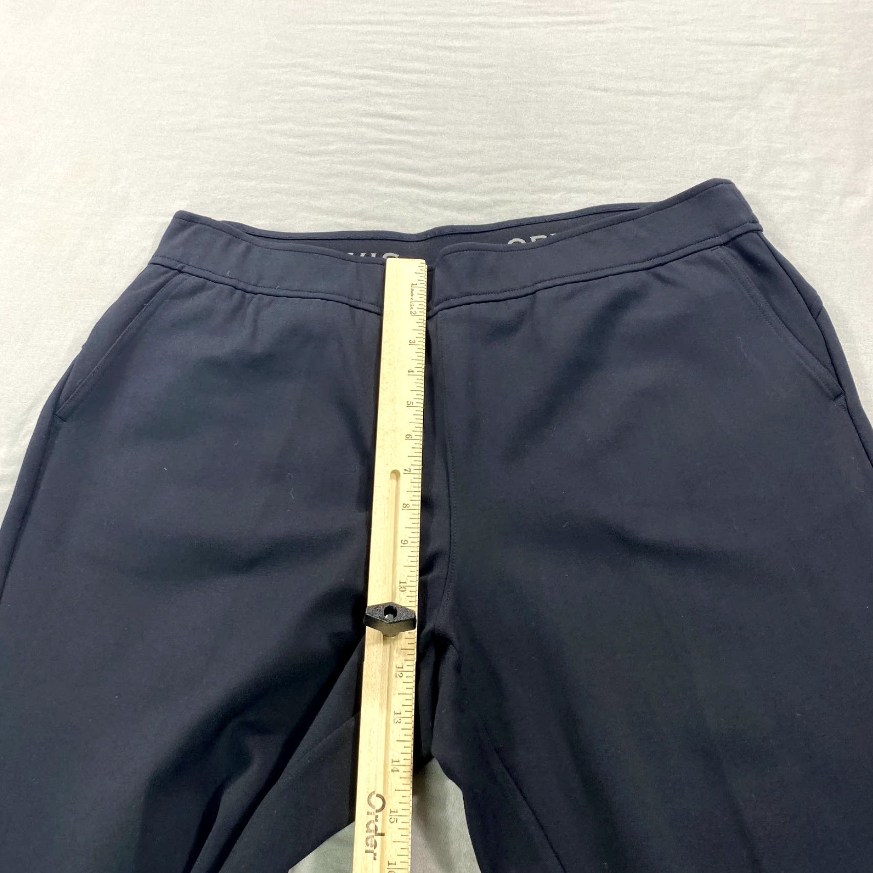 Orvis Orvis Pants Mens Large Black Pull On Chino Trousers Stretch Elastic Waist 34x29 Size US 33 - 7 Thumbnail