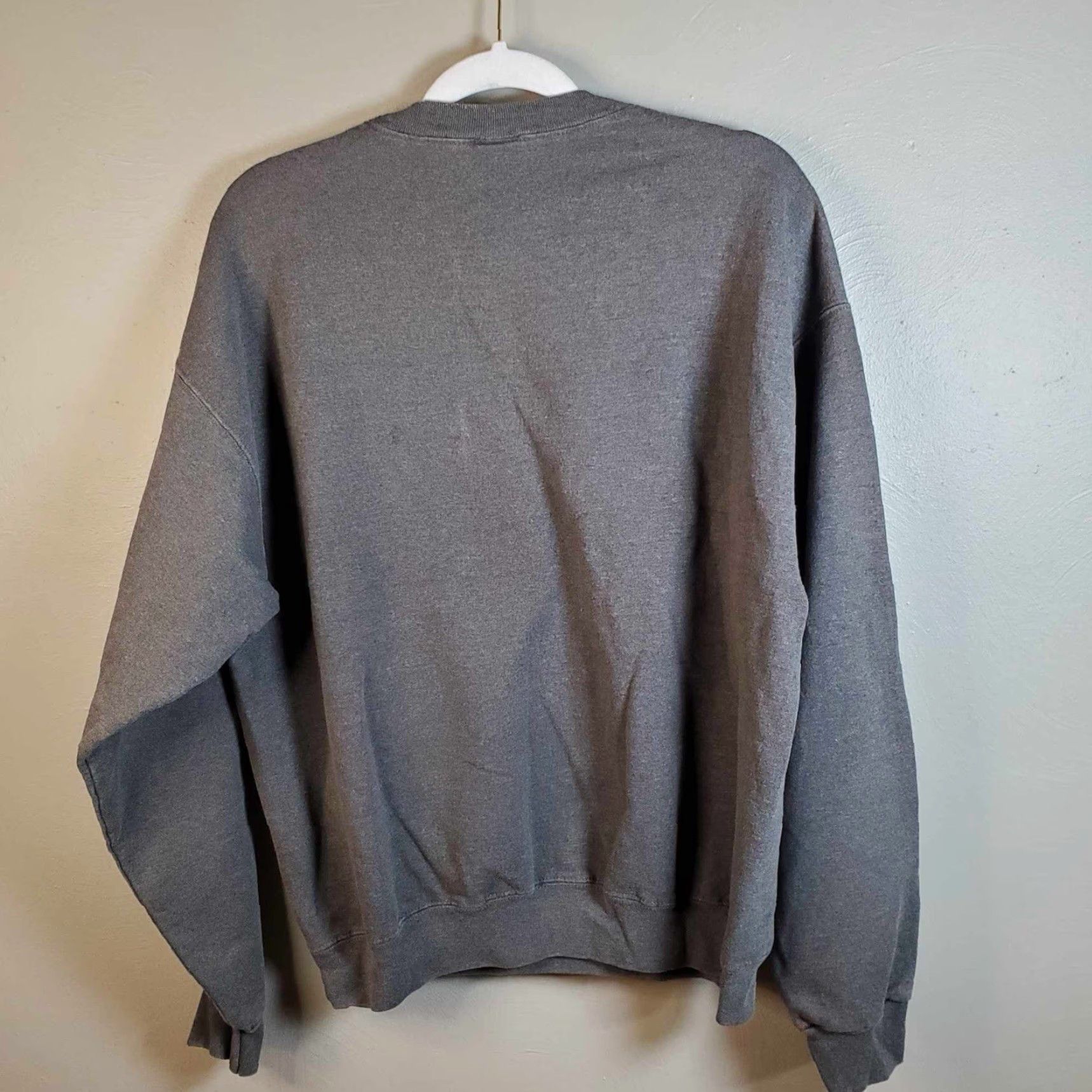 Starter VINTAGE Starter Sweatshirt Long-Sleeve Grey Crewneck Fleece Pullover Men XL Logo Embroidered 90s City Western Basketball Gym & Training Size US XL / EU 56 / 4 - 6 Thumbnail