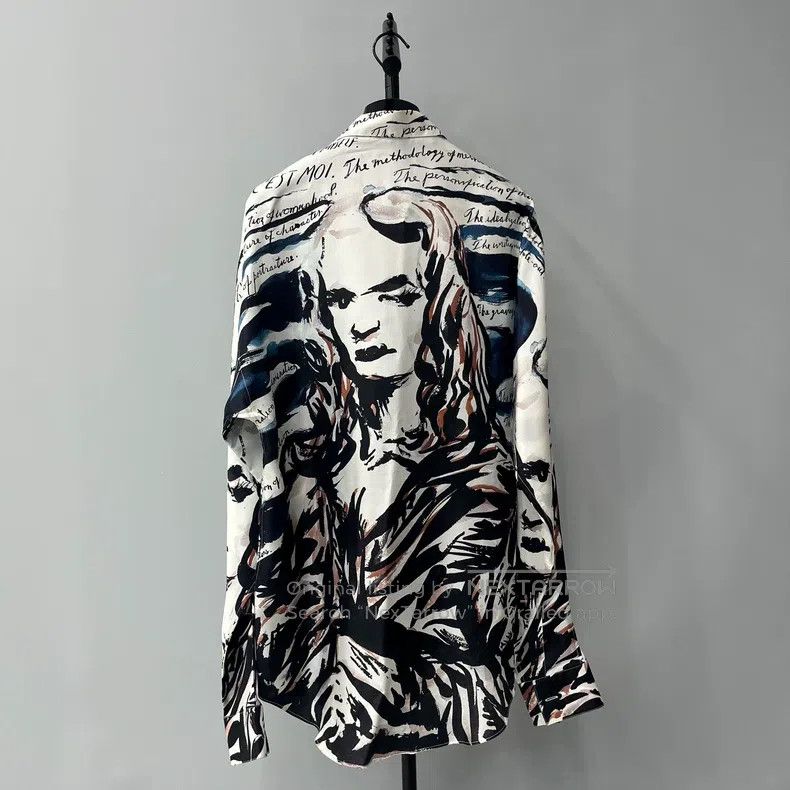Dior Dior Size38 Limited edition collaboration graffiti shirt Size US XXS / EU 40 - 2 Thumbnail