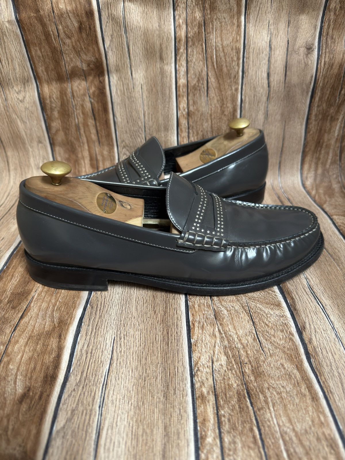 Saint Laurent Paris 🔥🔋fw13 studded Germain penny loafers Size US 10 / EU 43 - 6 Thumbnail