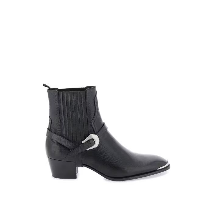 image of Celine O1S22I1N0524 Chelsea Ankle Boots In Black, Men's (Size 7)