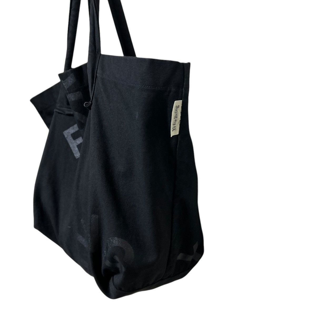 Yohji Yamamoto 336 00s Y's Yohji Yamamoto printed bag cotton handle Size ONE SIZE - 5 Thumbnail