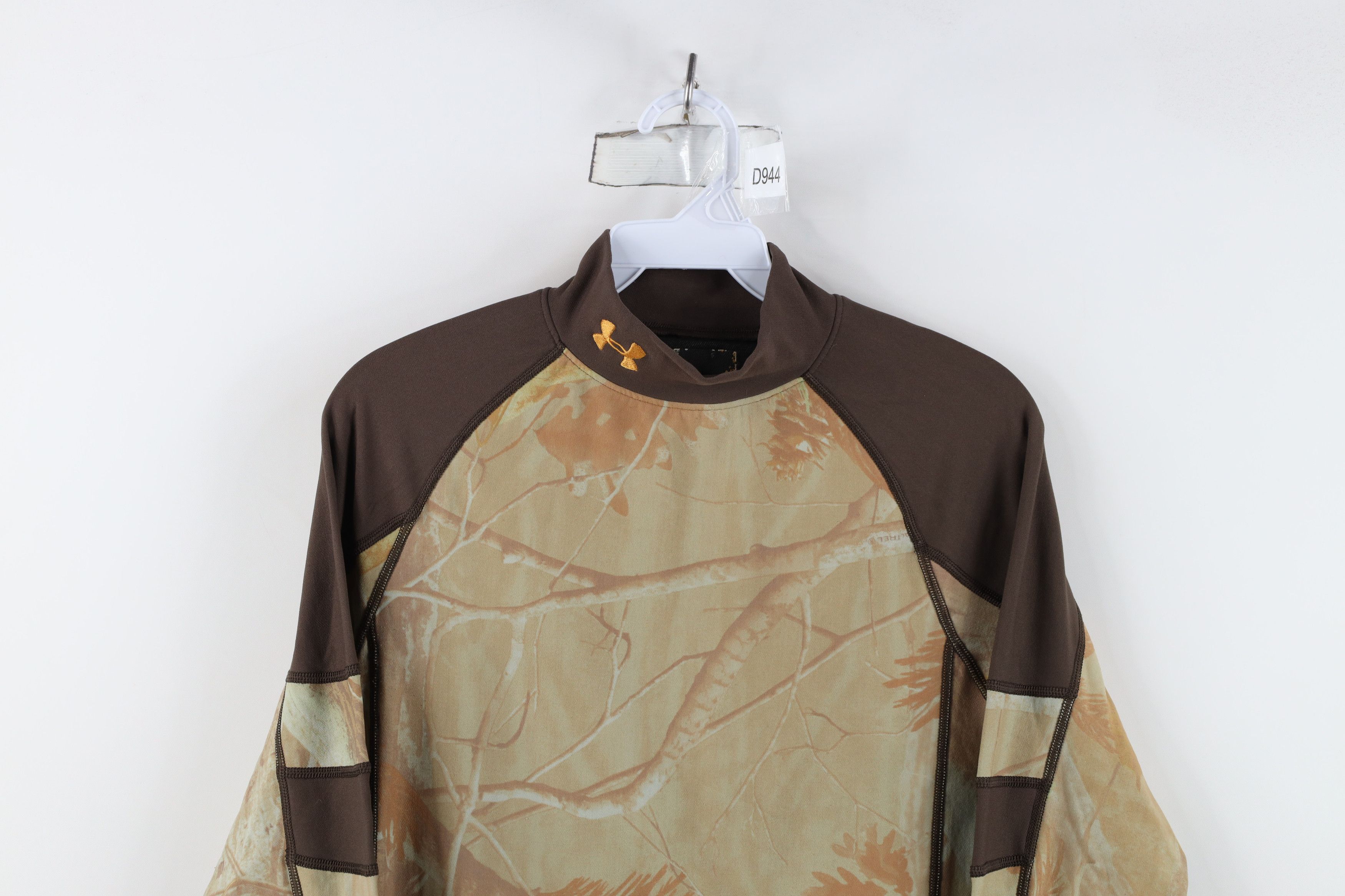 Under Armour Vintage Under Armour Tactical Camouflage Mock Neck Shirt Size US L / EU 52-54 / 3 - 2 Thumbnail