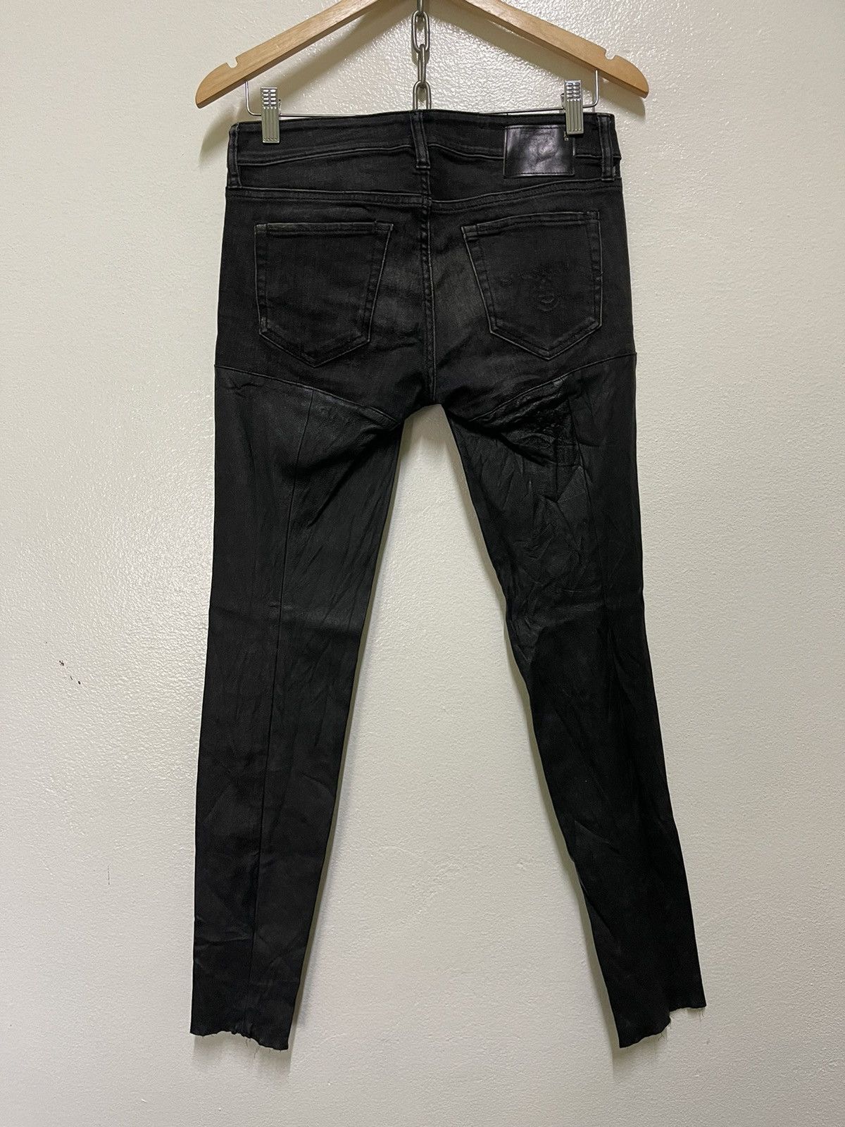 R13 R13 Black Chaps Jeans Size 30" / US 8 / IT 44 - 9 Thumbnail