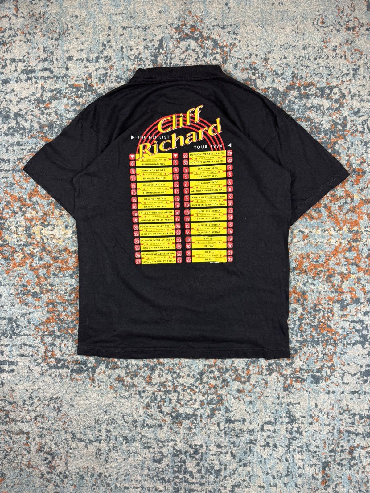 Band Tees × Vintage Vintage 90s Cliff Richard tour 1994 graphic tee Size US L / EU 52-54 / 3 - 2 Thumbnail