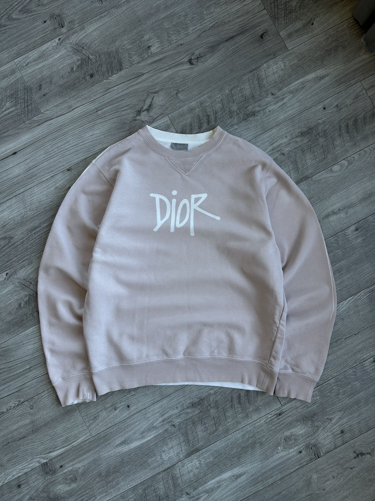 Dior Dior x Shawn Garment Dyed Graphic Print sweatshirt Size US M / EU 48-50 / 2 - 2 Thumbnail