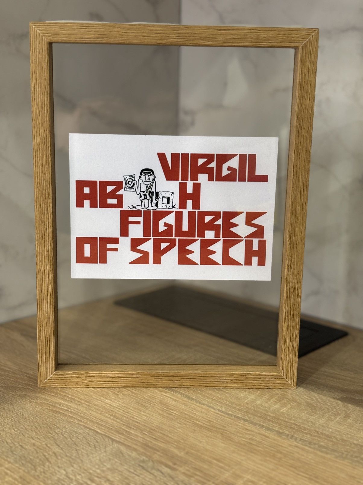 Designer × Virgil Abloh Virgil Abloh Poster in Frame – “Figures of Speech” Size ONE SIZE - 2 Thumbnail