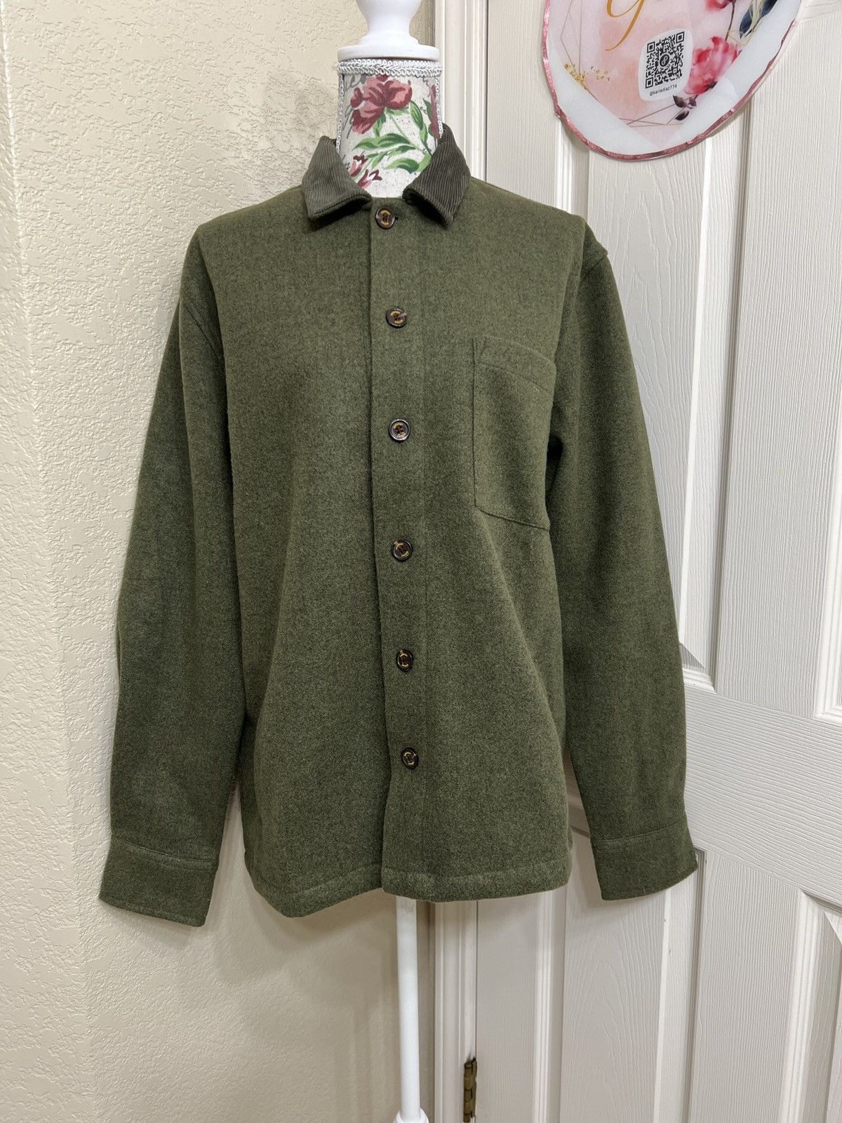 Common People Common People olive green button-Front jacket Size US S / EU 44-46 / 1 - 1 Thumbnail