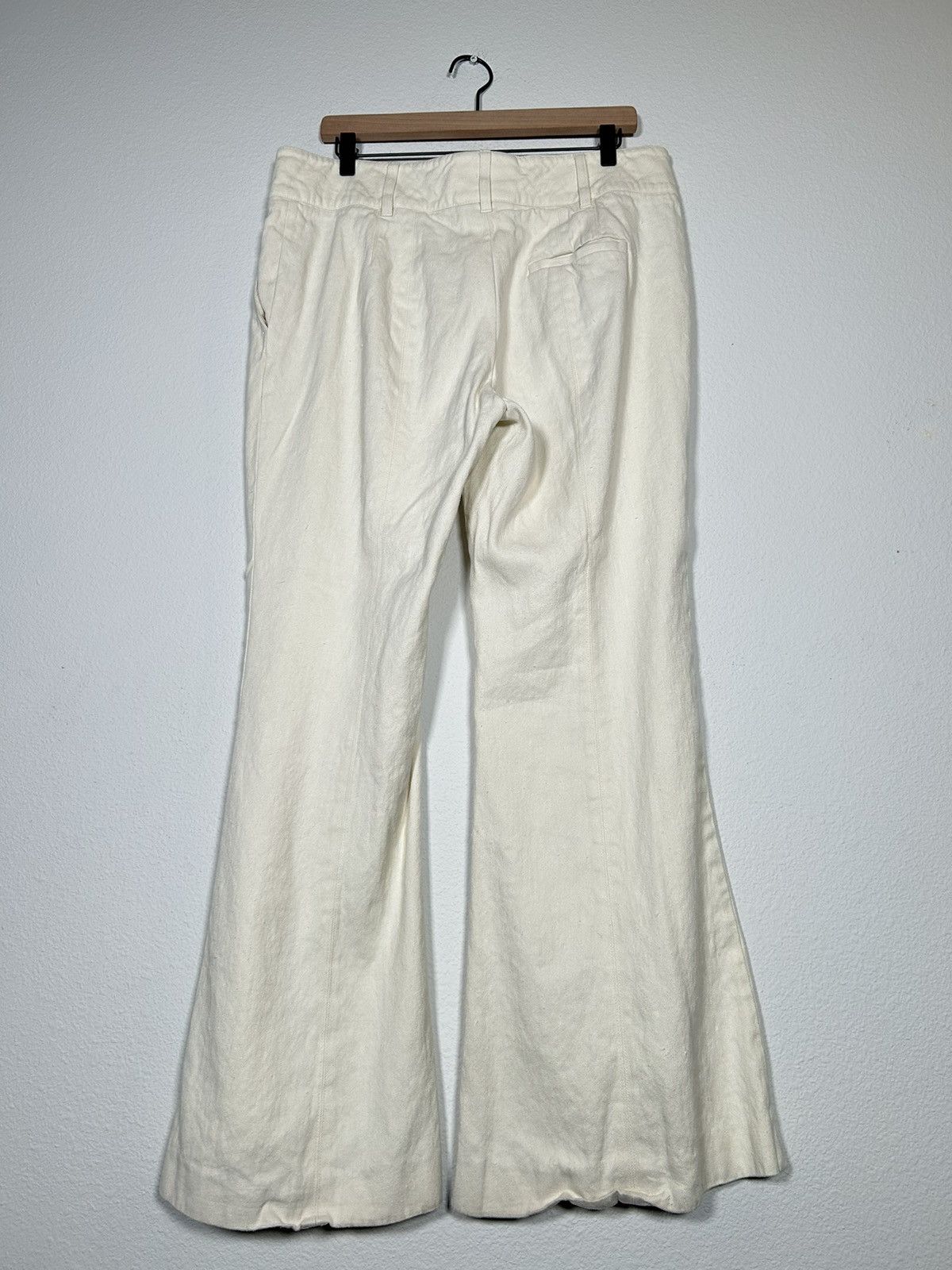 Gabriela Hearst Hemp Cotton Flared Pants Size 36" / US 14 / IT 50 - 4 Thumbnail