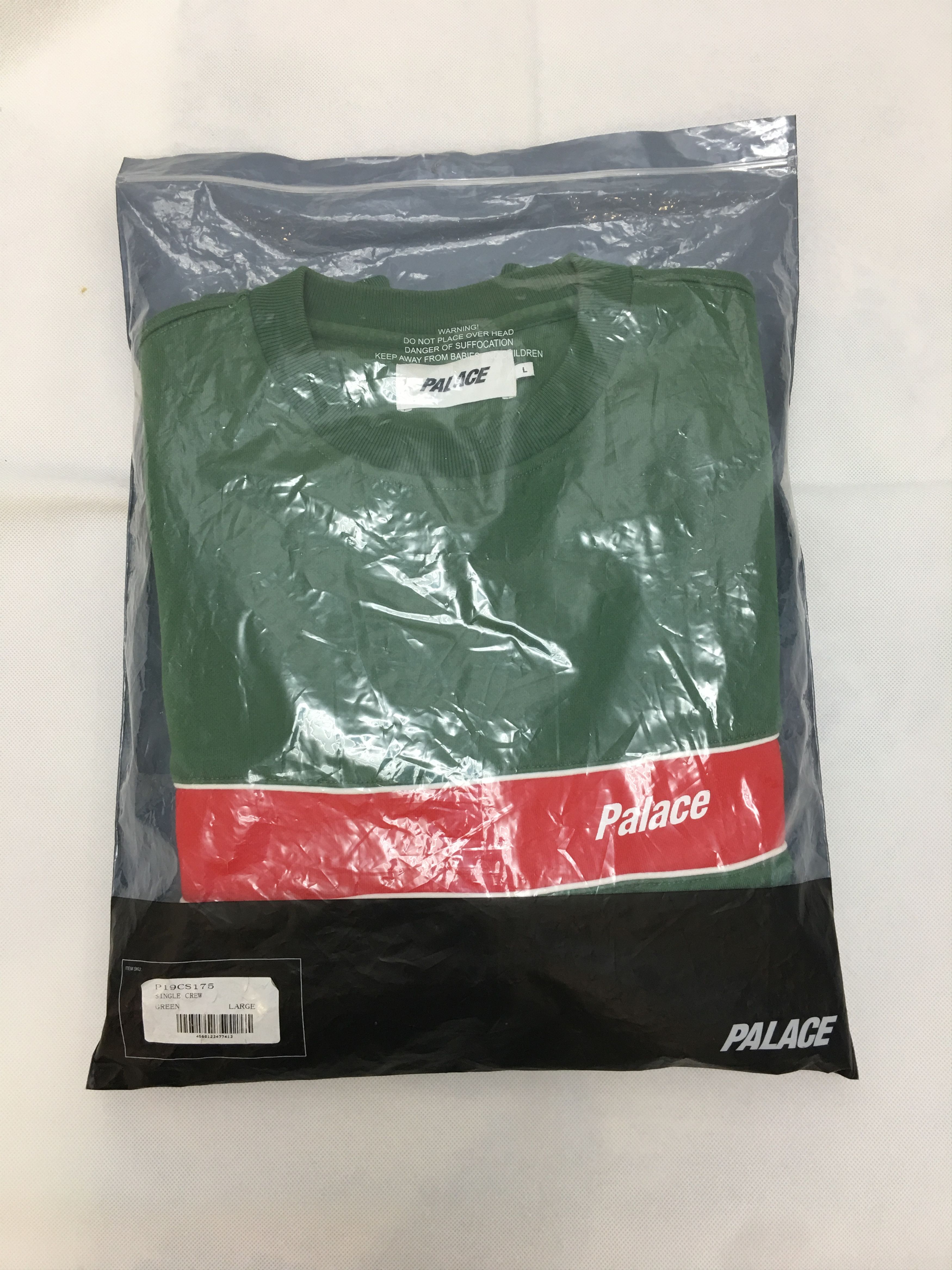 Palace Palace Skateboards Single Crew Terry Sweatshirt Large 2020FW Size US L / EU 52-54 / 3 - 11 Thumbnail