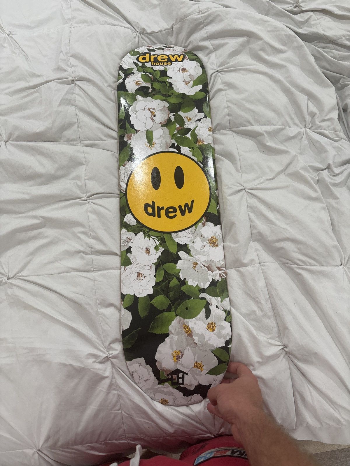 その他 drew house mascot skatedeck white Drew House × Justin Bieber Drew House 8” White Skate Deck | Grailed