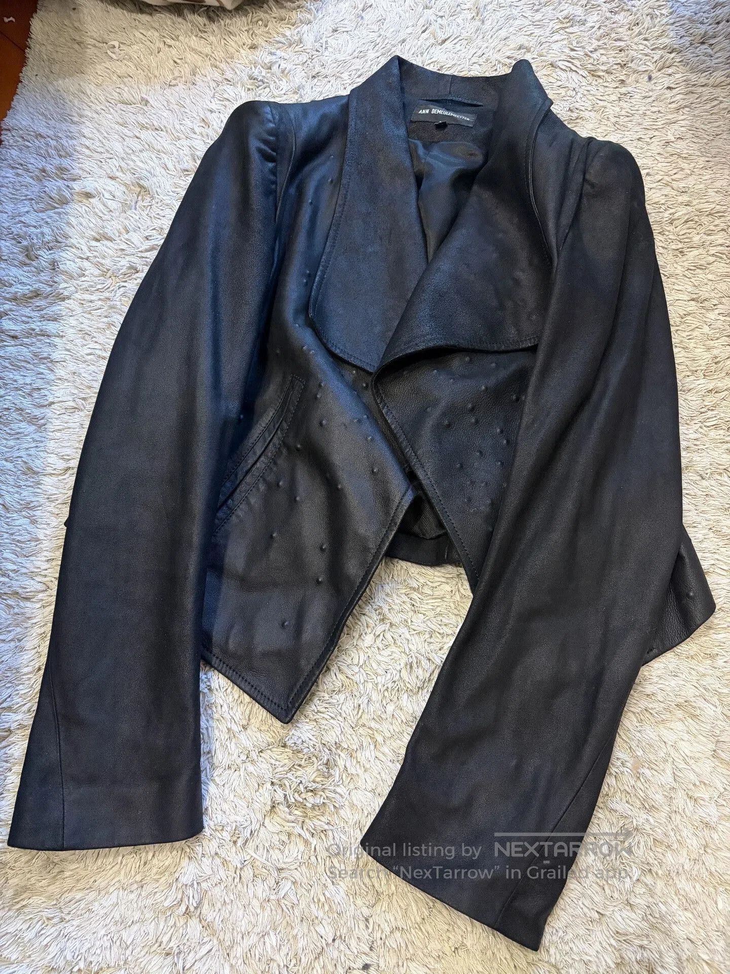 Ann Demeulemeester Ann Demeulemeester Leather Jacket Size 36. Size XS / US 0-2 / IT 36-38 - 1 Thumbnail