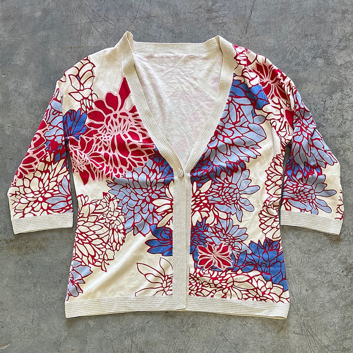 Vintage Vintage Cardigan Sweater Size US M / EU 48-50 / 2 - 1 Thumbnail