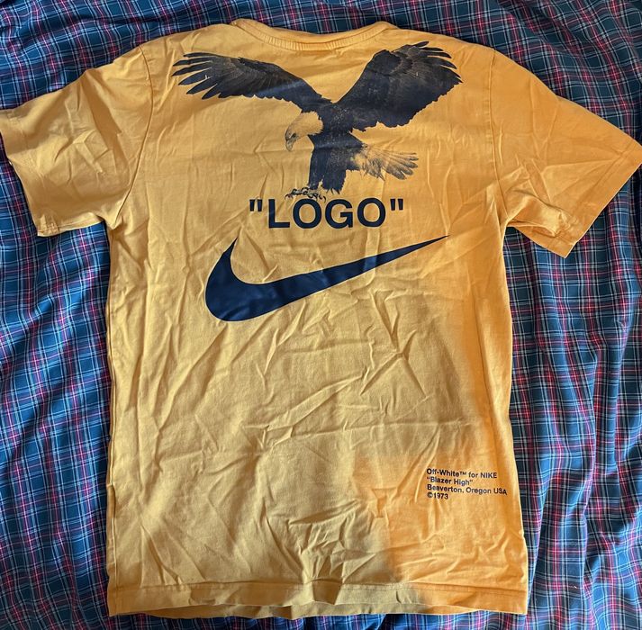 Orange peel nike store shirt