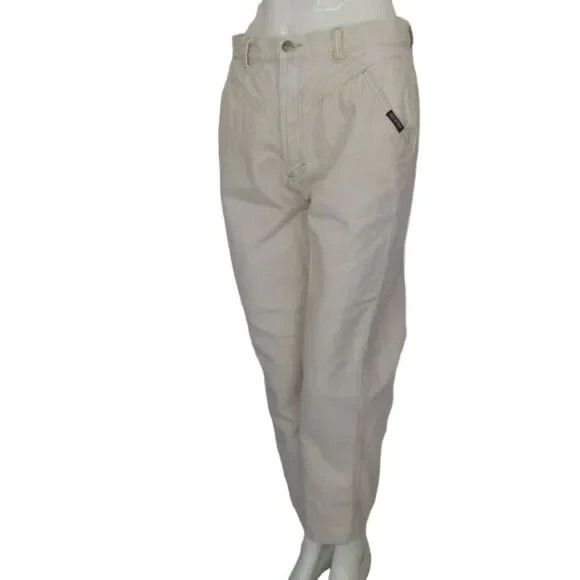 Vintage Rocky Mountain Jeans, Jacquard/Herringbone Cream/White Size 29" - 5 Thumbnail