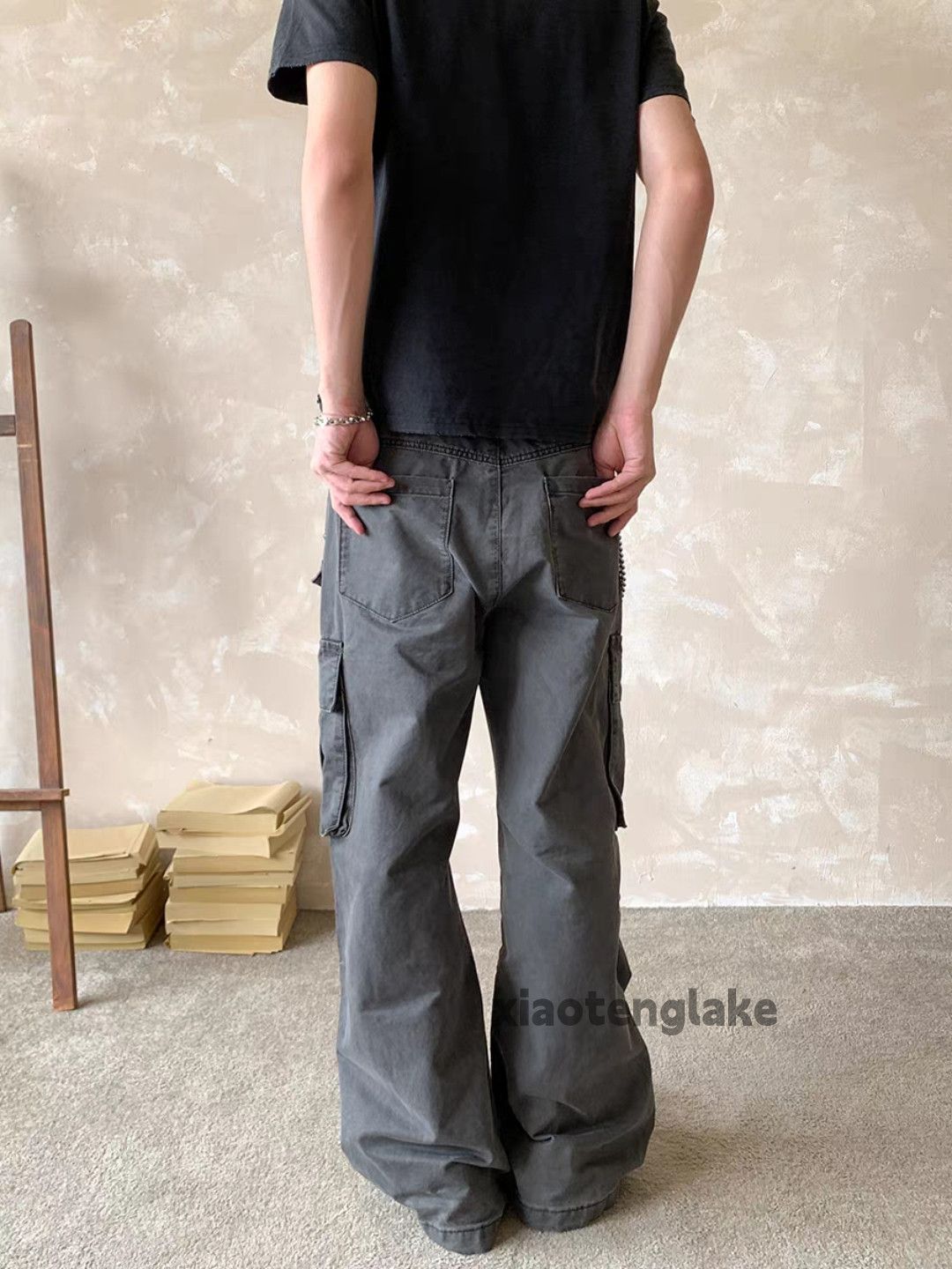 Vintage Unisex washed faded loose punk yuppie care pants Size US 30 / EU 46 - 9 Thumbnail