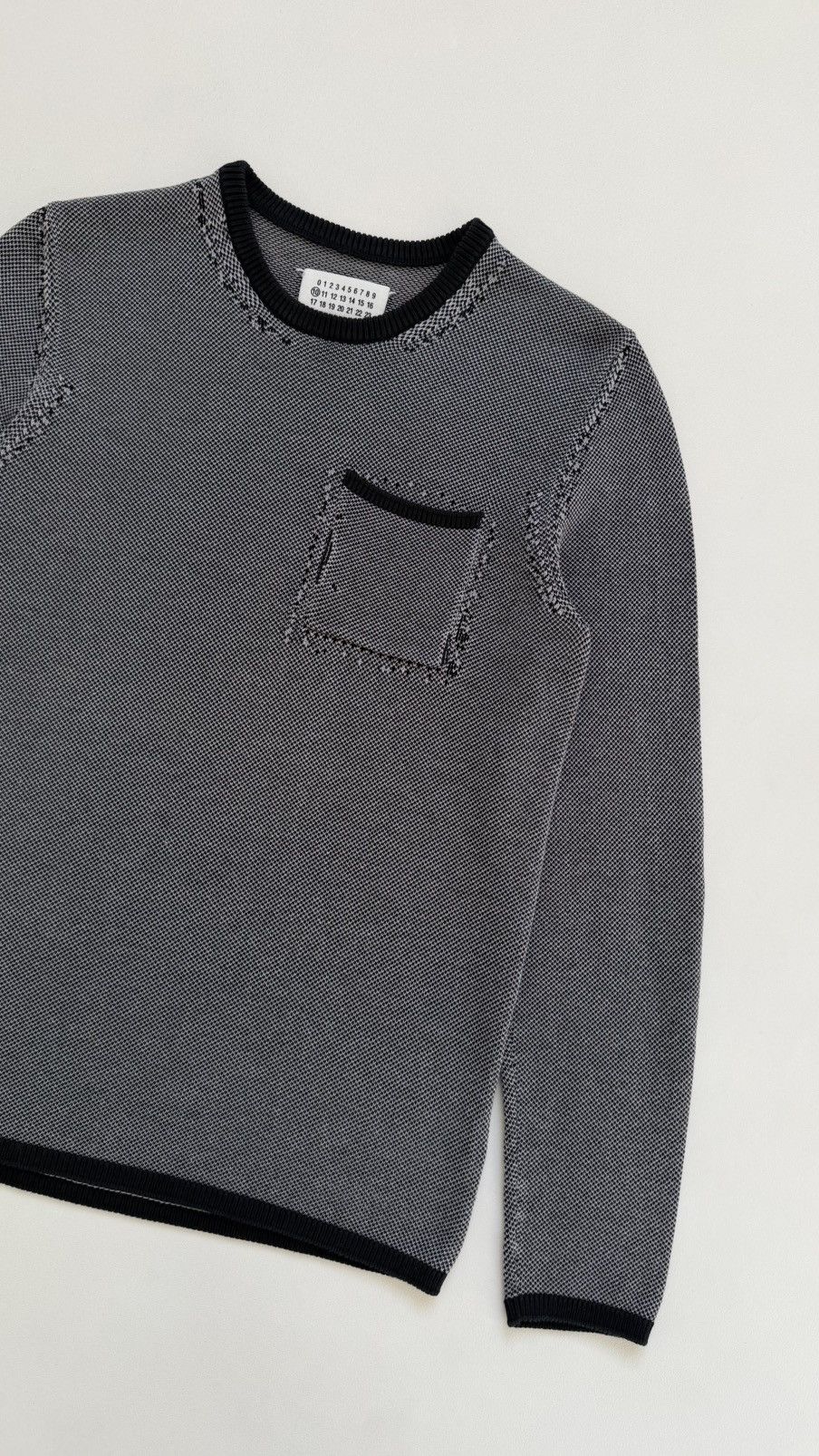 Maison Margiela S/S 15 ‘Destroyed Effect Weave’ Cotton Sweater Size US M / EU 48-50 / 2 - 5 Thumbnail