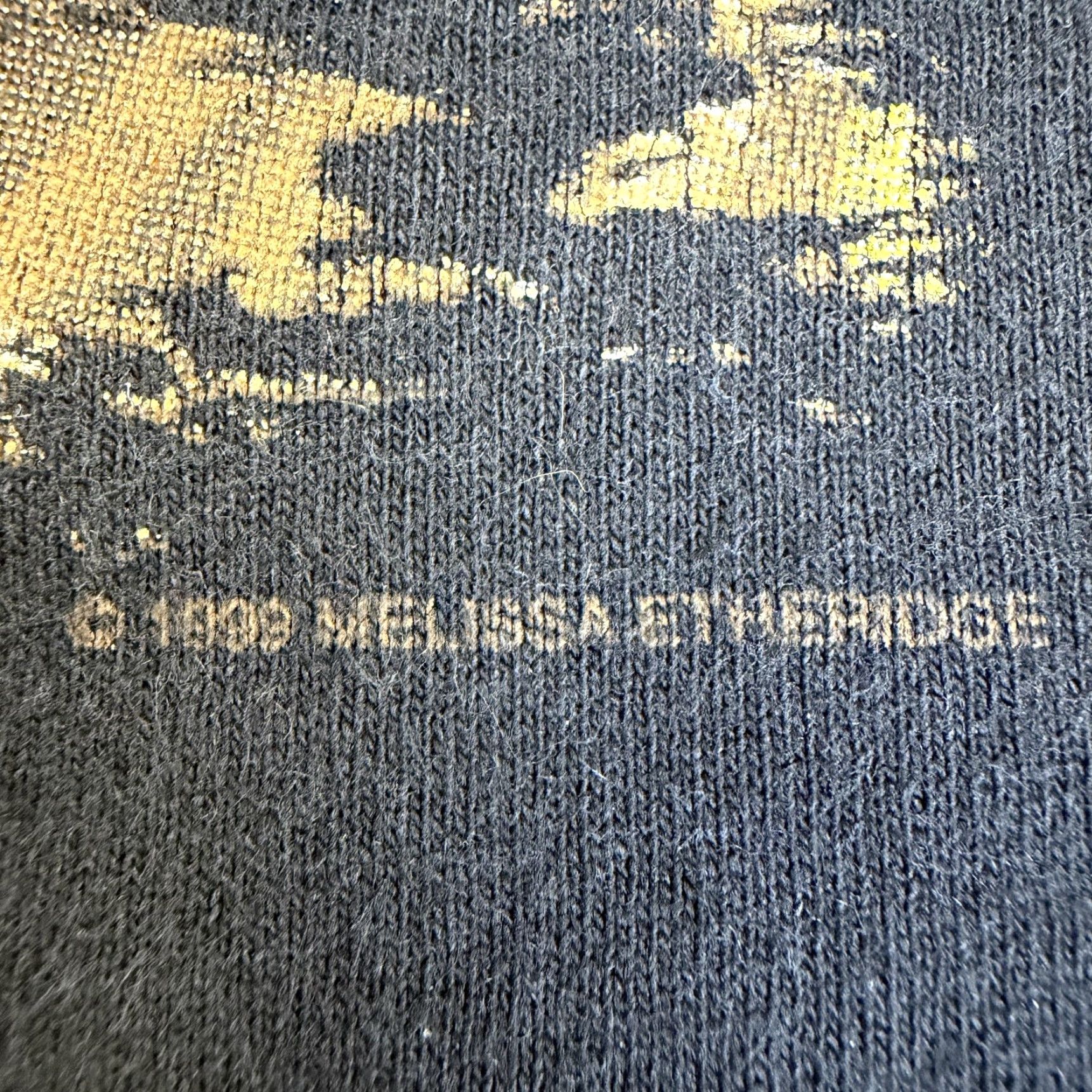 Melissa VINTAGE Melissa Etheridge Breakdown Tee Mens Large Black Tour 90s Winterland Shirt Size US L / EU 52-54 / 3 - 5 Thumbnail